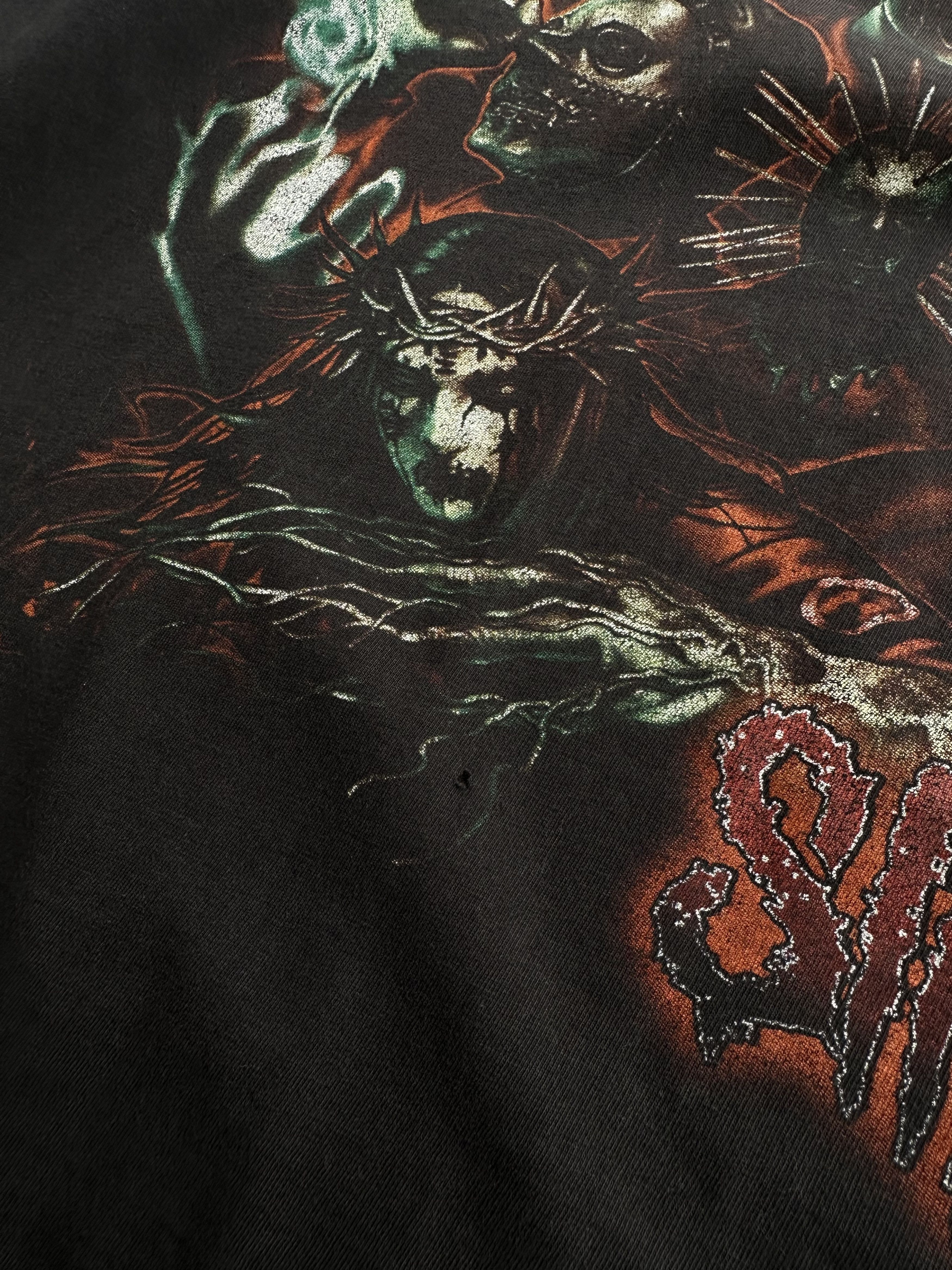 Band Tees × Vintage Vintage Slipknot Rock Band Light Hoodie Size US XL / EU 56 / 4 - 6 Thumbnail