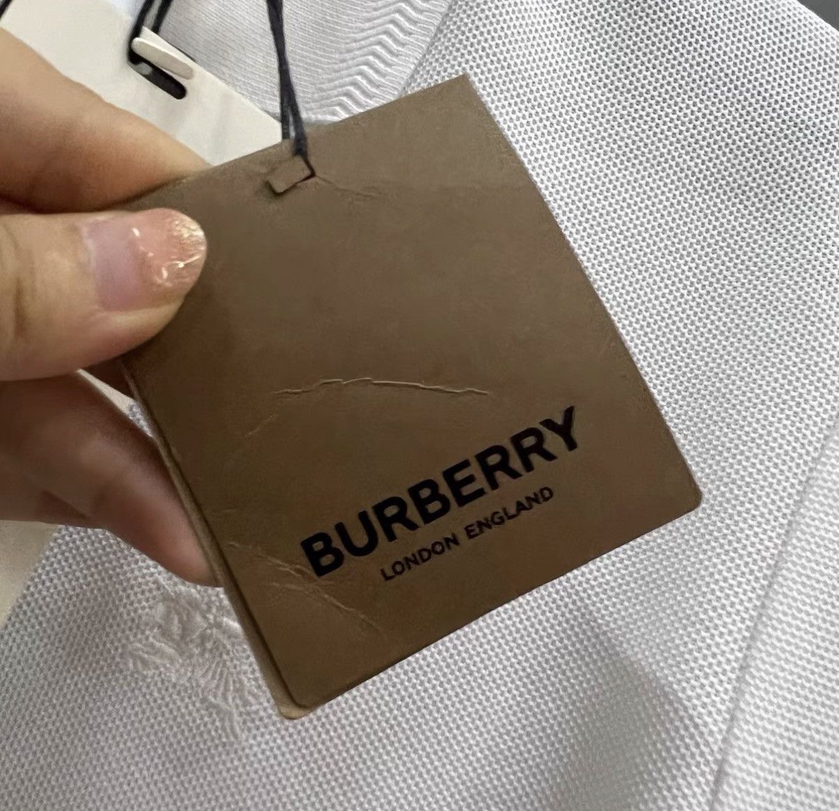 Burberry Burberry White Knight Embroidered Polo Shirt J41 Size US XS / EU 42 / 0 - 5 Thumbnail