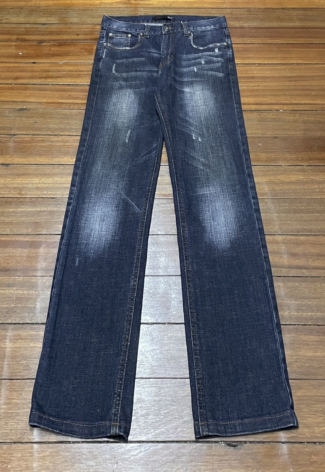 Just Cavalli Very Rare Vintage Brand Just Cavalli Ripped Jeans 1990s Size US 34 / EU 50 - 1 Thumbnail