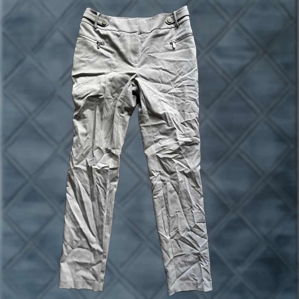 Calvin Klein Calvin Klein Womens Dress Pants Size 2 Stretch Front Pockets Gray Skinny Size 26" / US 2 / IT 38 - 1 Thumbnail