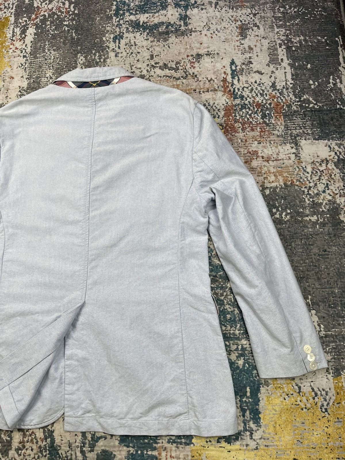 Polo Ralph Lauren Vtg Polo Ralph Lauren Checked Trim Single Breasted Blazers Size 44R - 8 Thumbnail