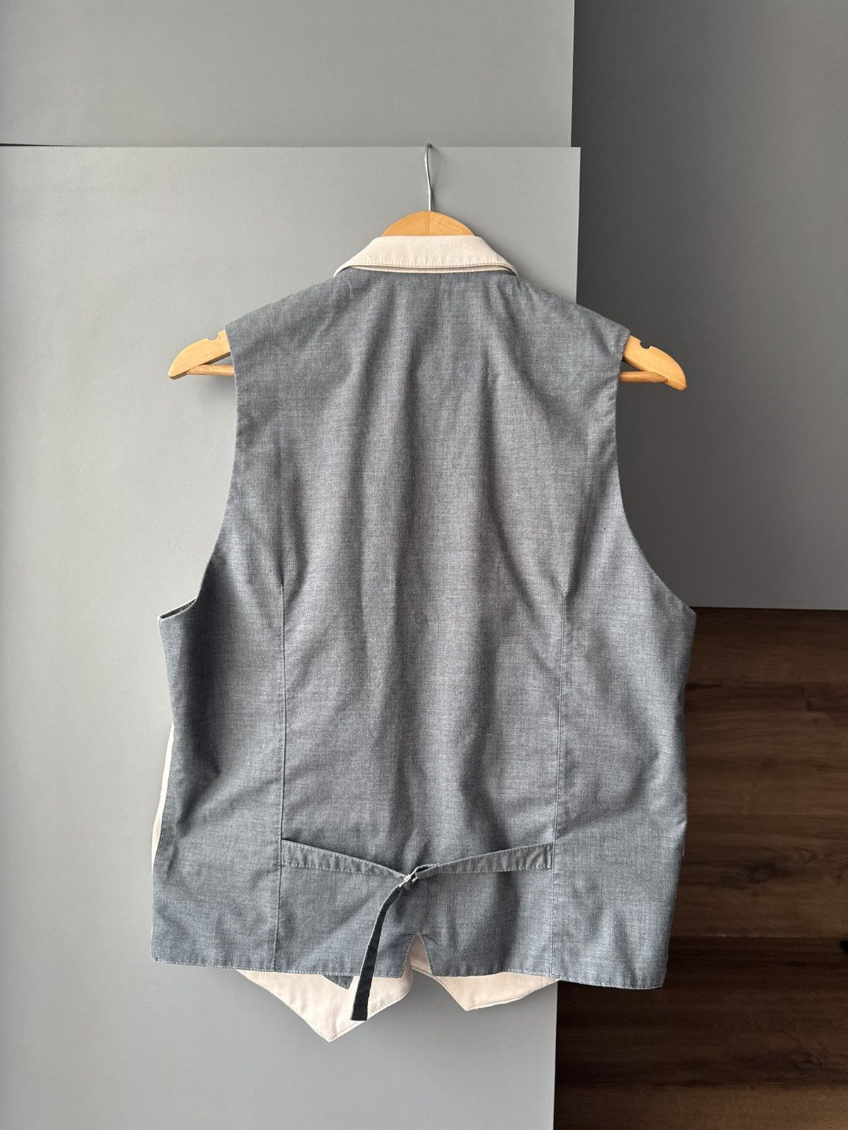 Eleventy Elegance Collared Solid Cotton Tailored Vest Size US L / EU 52-54 / 3 - 10 Thumbnail