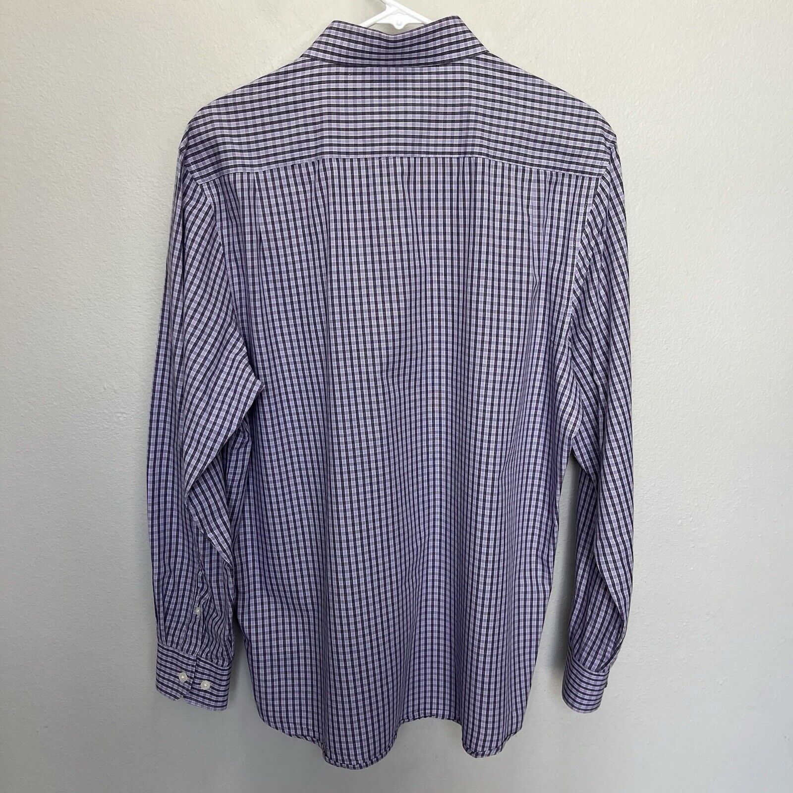 Joseph Abboud Joseph Abboud | Purple Plaid Long Sl Button Shirt Flip Cuff Size US L / EU 52-54 / 3 - 6 Thumbnail