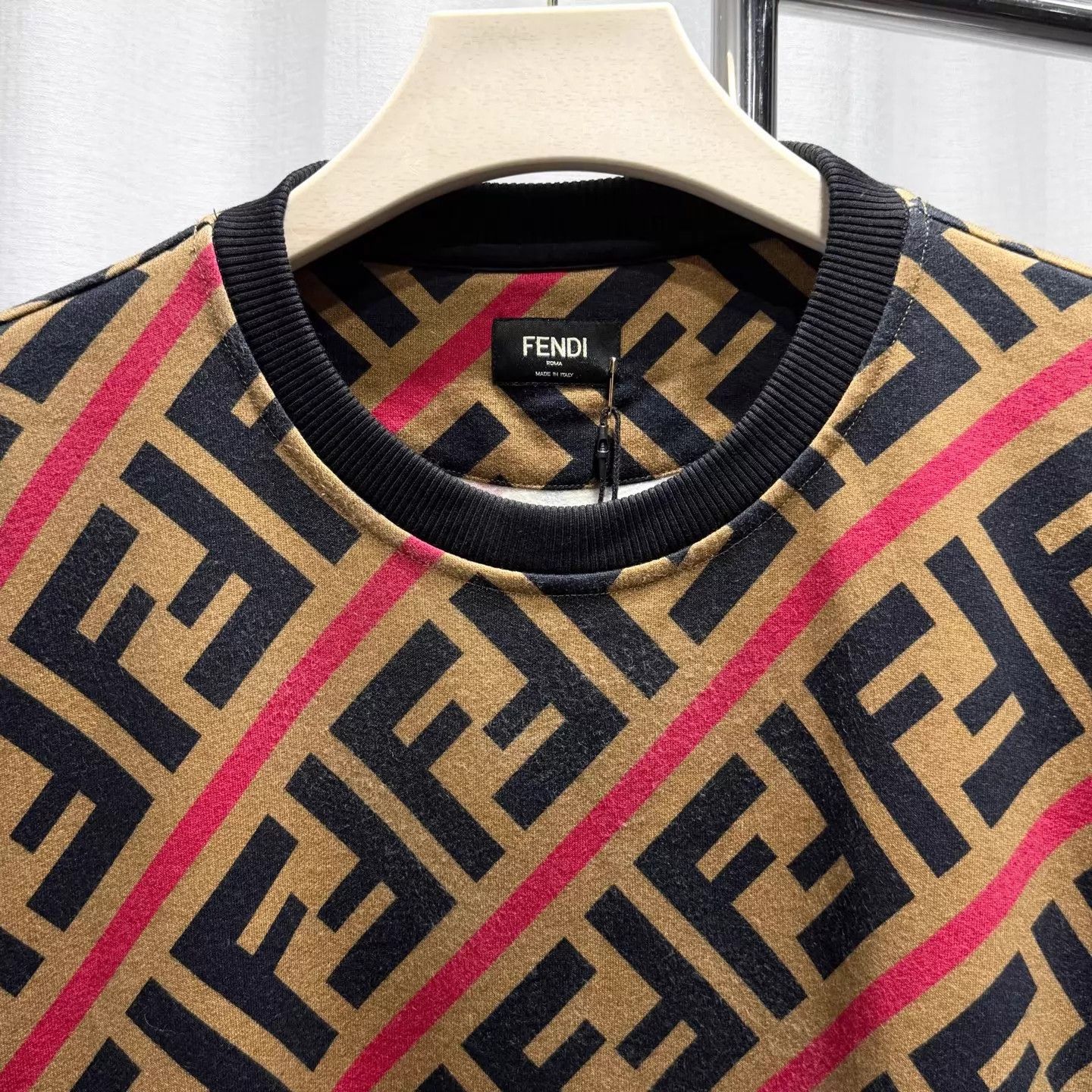 Fendi Fendi FF Monogram Brown XXXL Sweatshirt Size US XXL / EU 58 / 5 - 3 Thumbnail