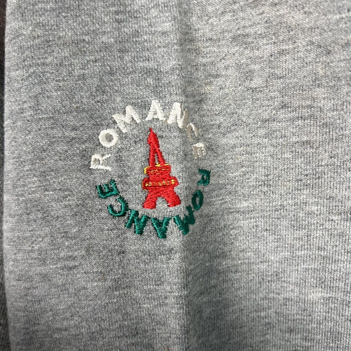 Vintage CasBis ROMANCE Paris Big Logo Crewneck Sweatshirt #3941-C180 Size US L / EU 52-54 / 3 - 8 Thumbnail