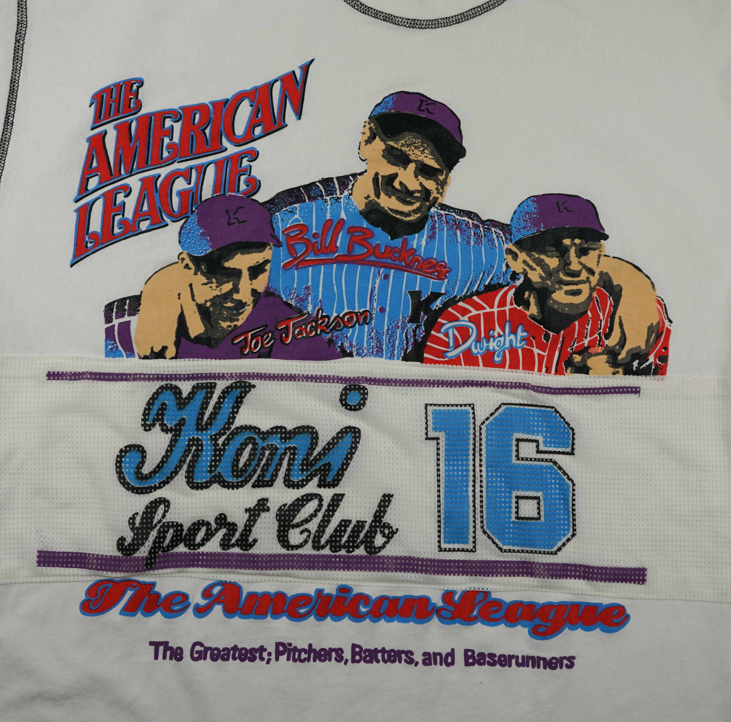 MLB × Vintage 90s Baseball T-Shirt Joe Jackson Bill Buckner Dwight Size US XL / EU 56 / 4 - 2 Thumbnail