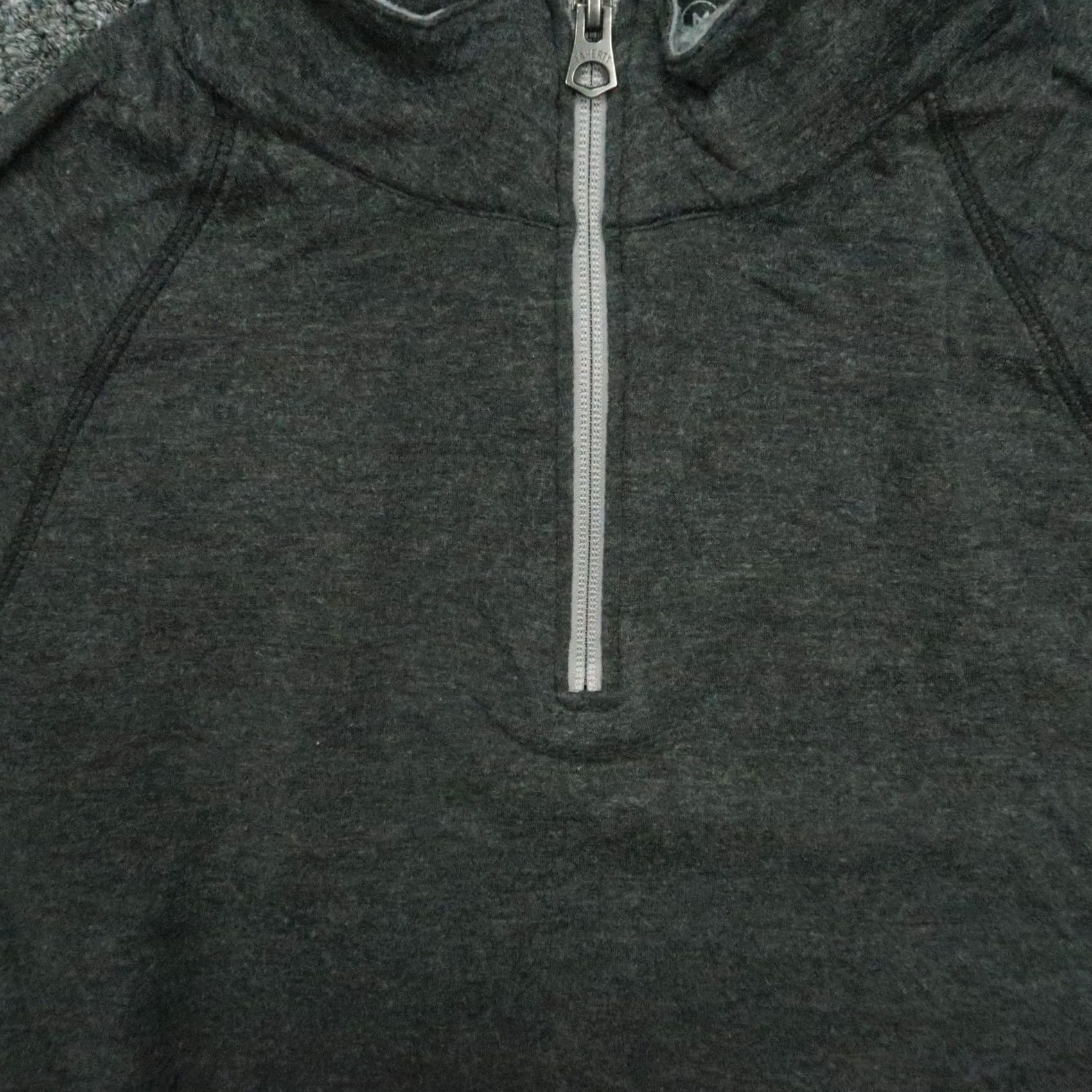 Faherty Faherty Sweater Mens Medium Gray 1/4 Zip Pullover Cloud Cotton Jumper Size US M / EU 48-50 / 2 - 5 Thumbnail