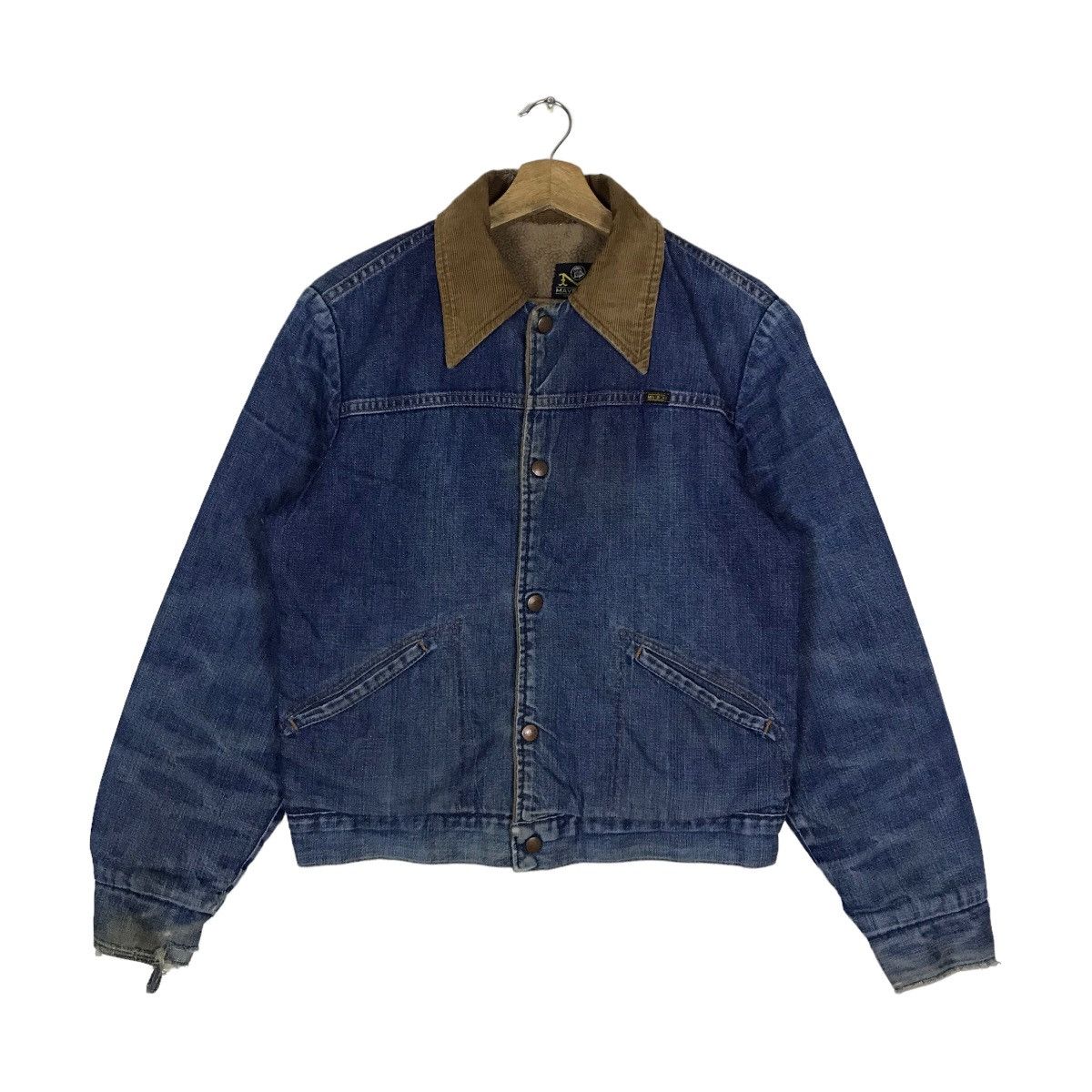 Vintage Vintage 80s Blue Bell Maverick USA Sherpa Trucker Jacket Size US M / EU 48-50 / 2 - 1 Thumbnail