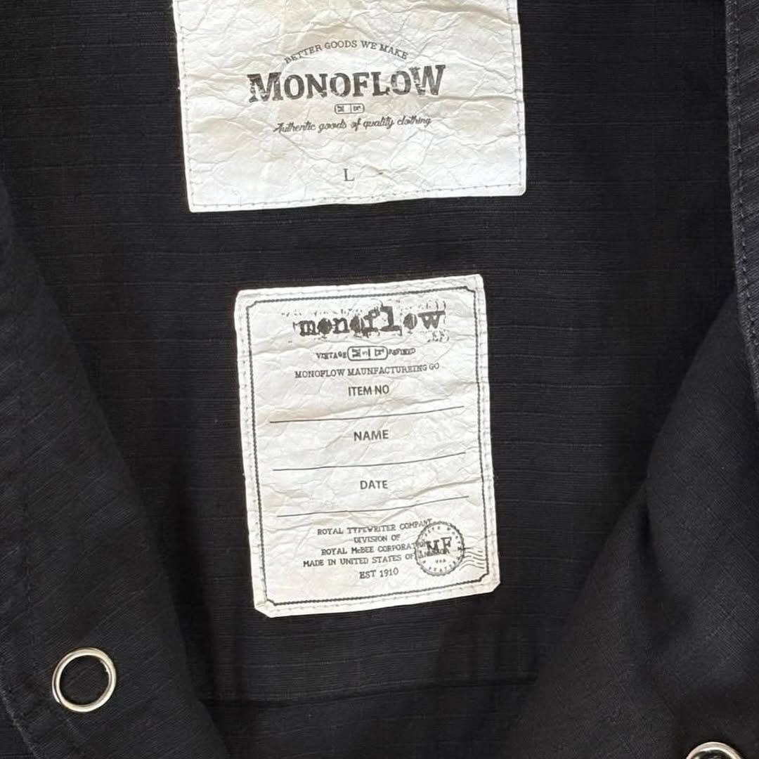 Japanese Brand Monoflow union made ripstop poplin Size US M / EU 48-50 / 2 - 6 Thumbnail