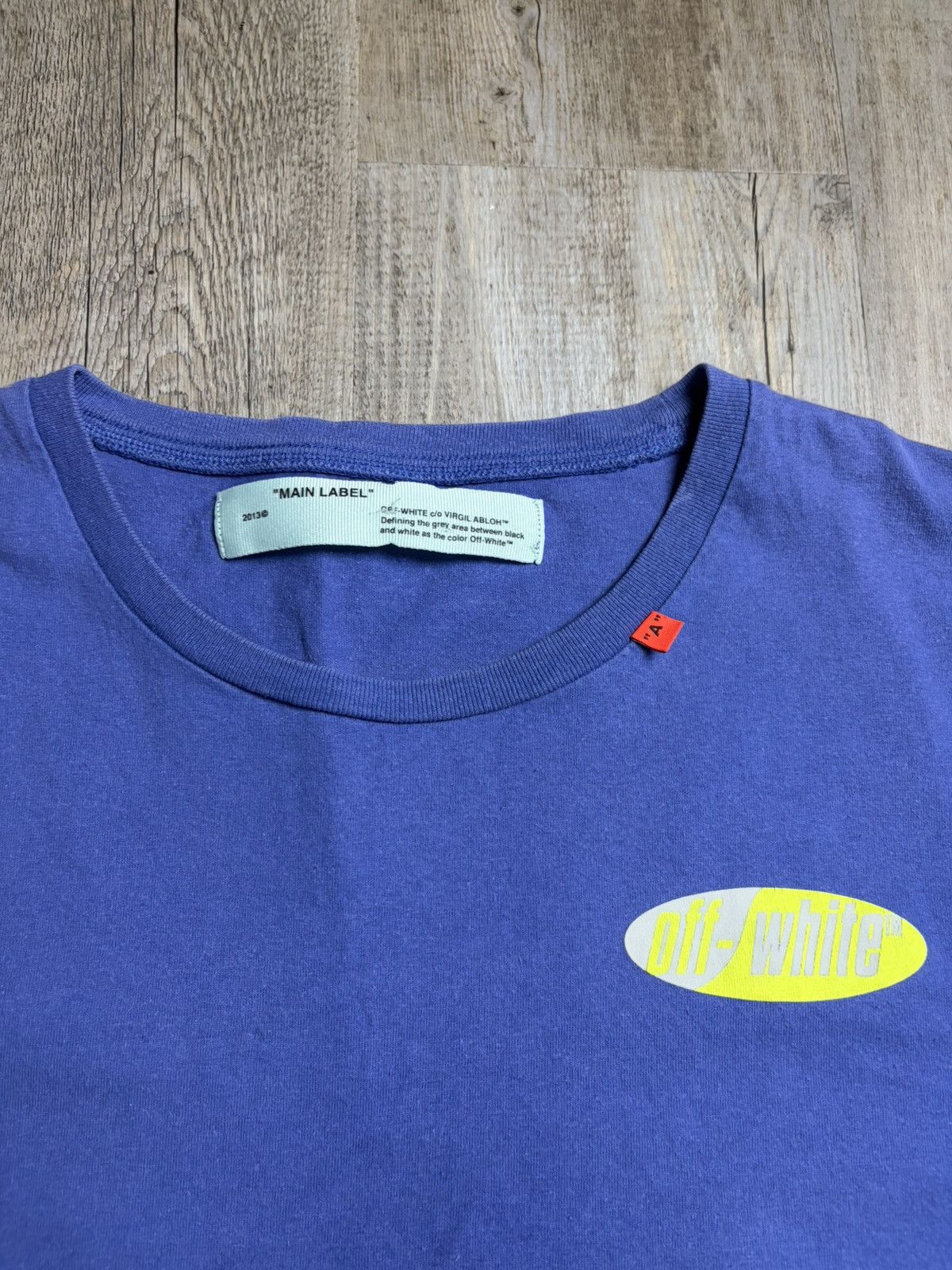 Off-White Short Sleeve Off-White T-Shirt in Purple Size L Size US XL / EU 56 / 4 - 8 Thumbnail