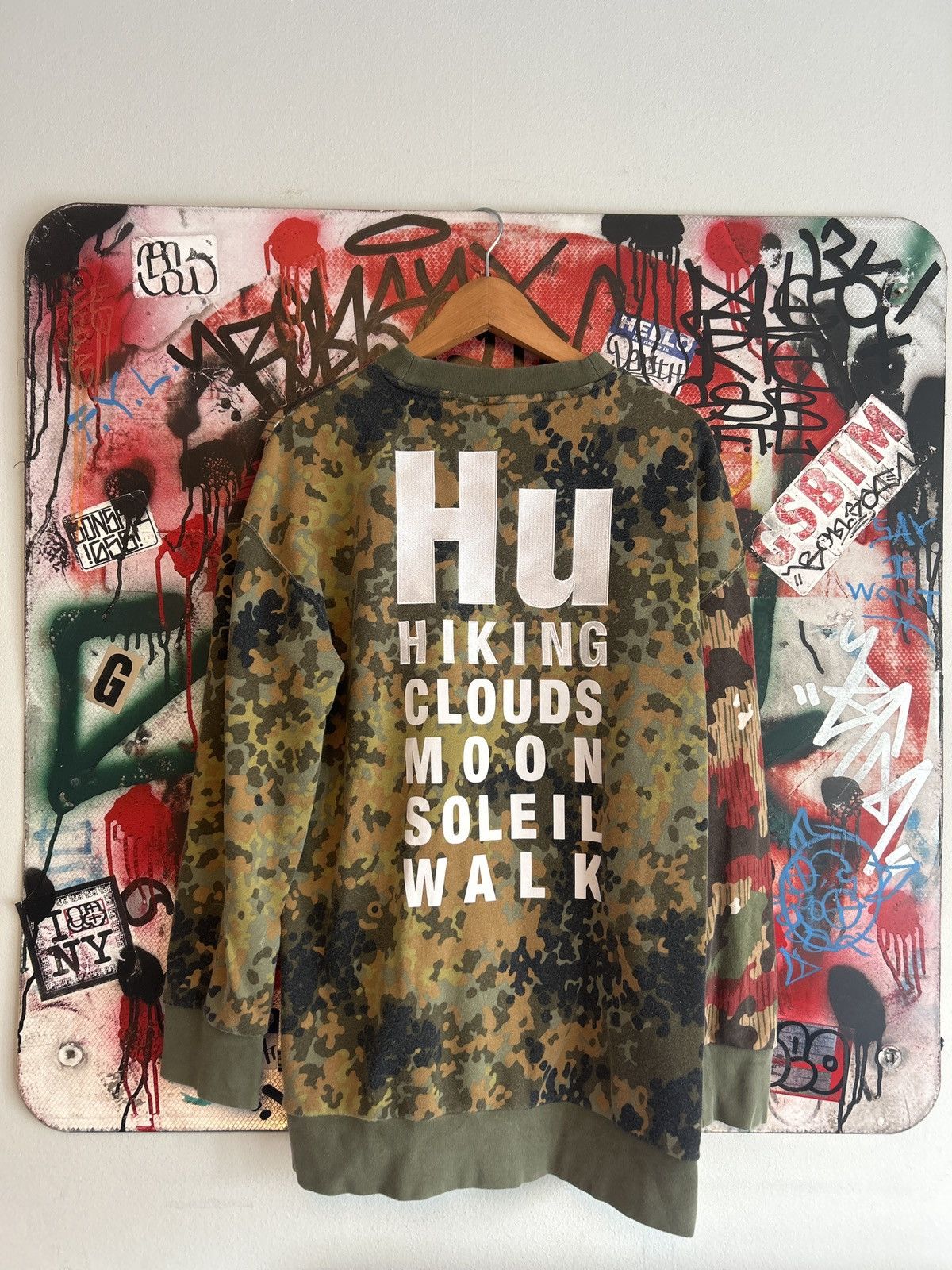 Adidas × Pharrell Pharrell Williams x Adidas Sweatshirt Camo Size US S / EU 44-46 / 1 - 2 Thumbnail