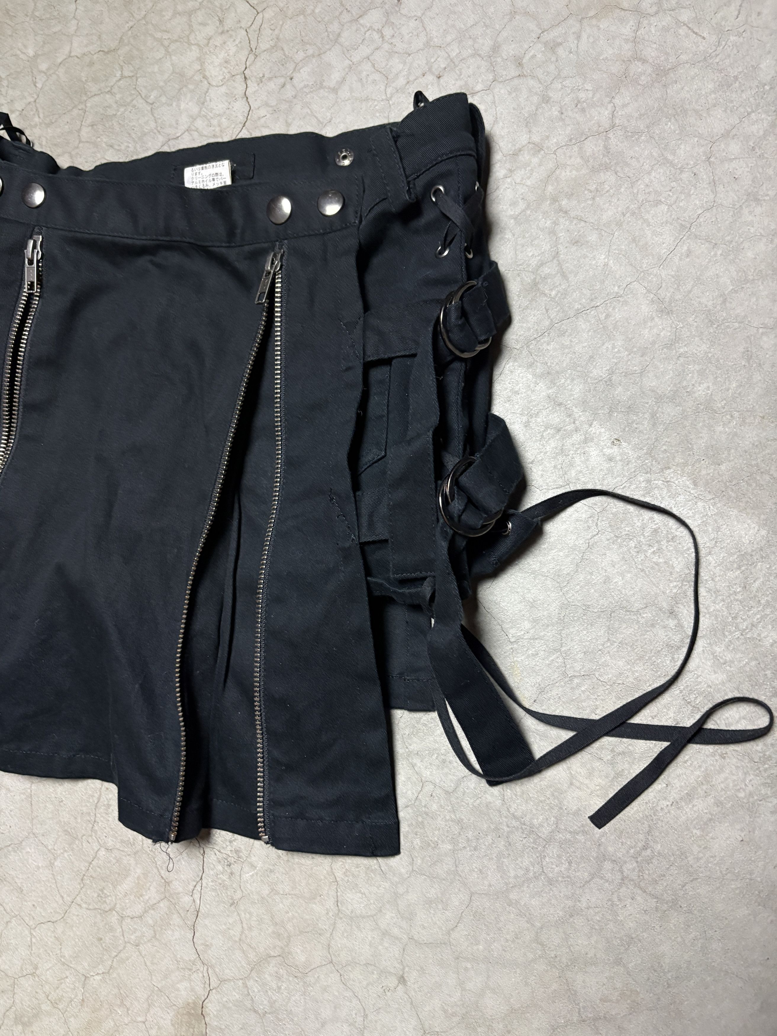 Other Peace Now Archive Bondage Mini Wrap Skirt Shorts Size 30" / US 8 / IT 44 - 3 Thumbnail