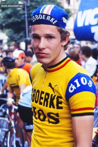 Puma 1978 IJsboerke-Gios Cycling Jersey 1970s Vintage Italy Wool Size US S / EU 44-46 / 1 - 2 Thumbnail