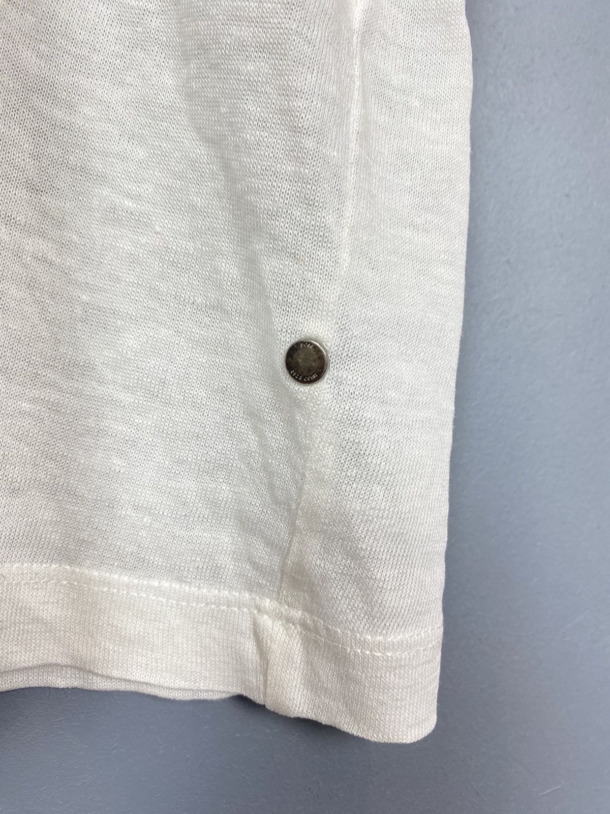 Hugo Boss Hugo Boss Slim Fit Short Sleeve Polo Shirt Size Large White Size US L / EU 52-54 / 3 - 3 Thumbnail