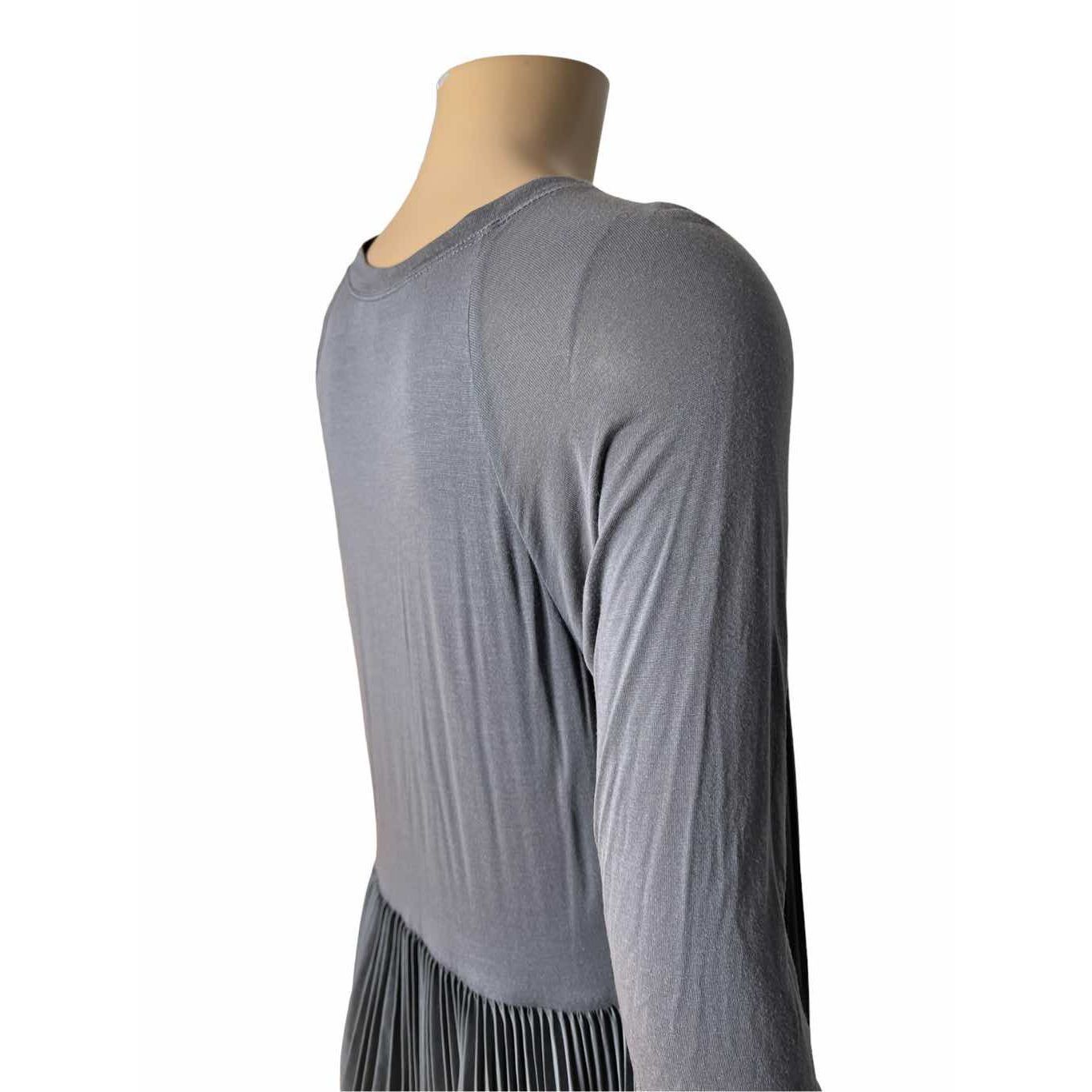 Bcbgmaxazria BCBG Maxazria pleated Gray Midi dress M (027) Size M / US 6-8 / IT 42-44 - 7 Thumbnail