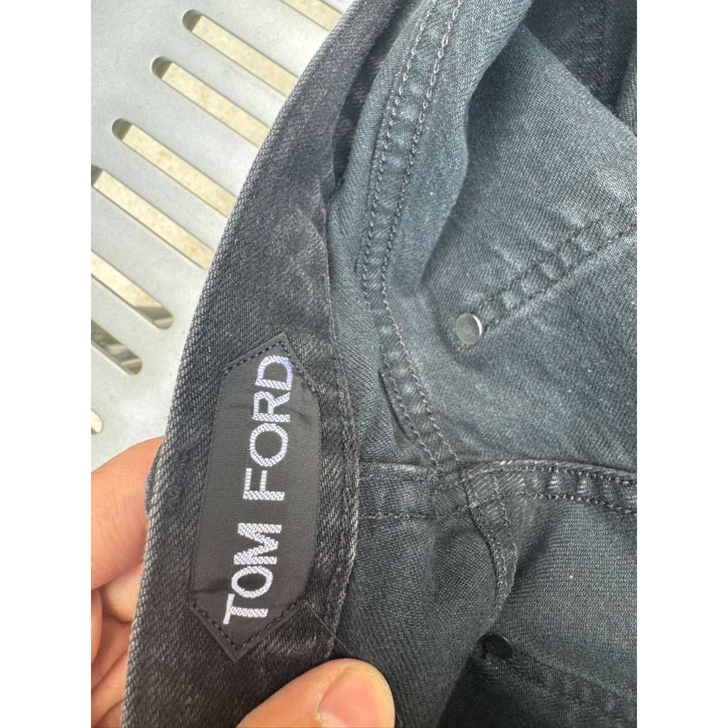 Tom Ford o1rshd1 Tapered Denim Jeans in Black Size US 33 - 18 Thumbnail