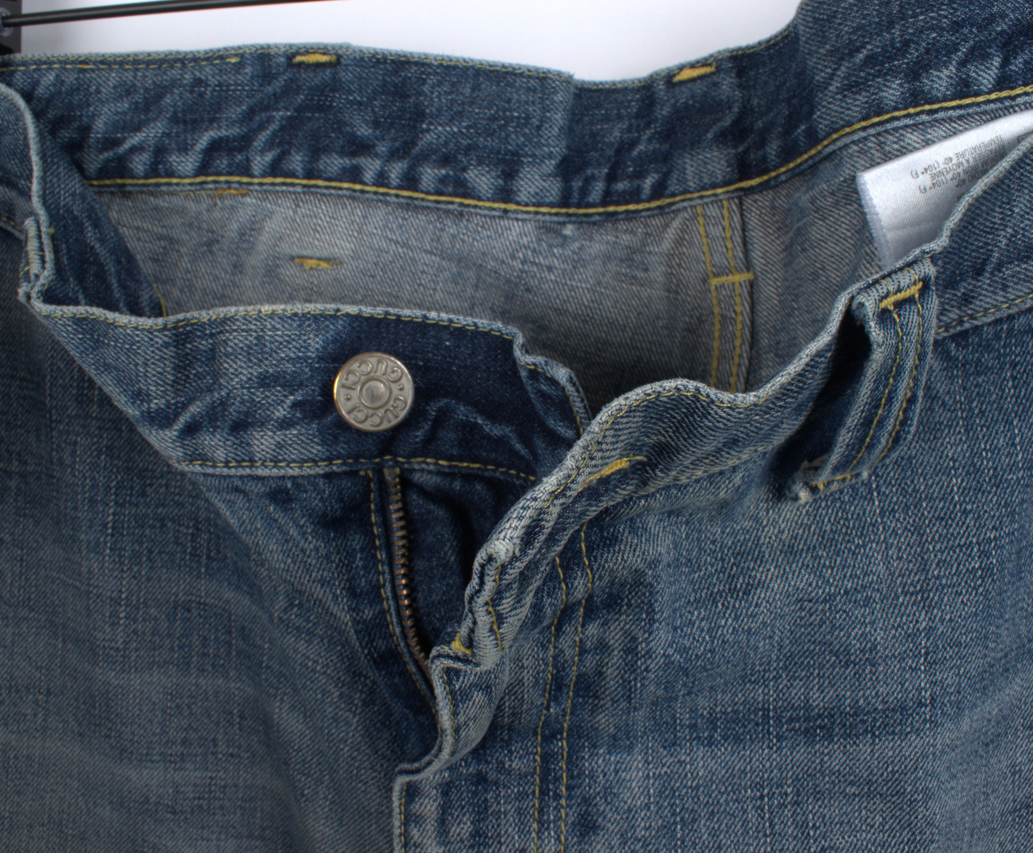 Gucci Vintage Gucci Men Jeans wide leg flare distressed 48, S2015 Size US 32 / EU 48 - 6 Thumbnail