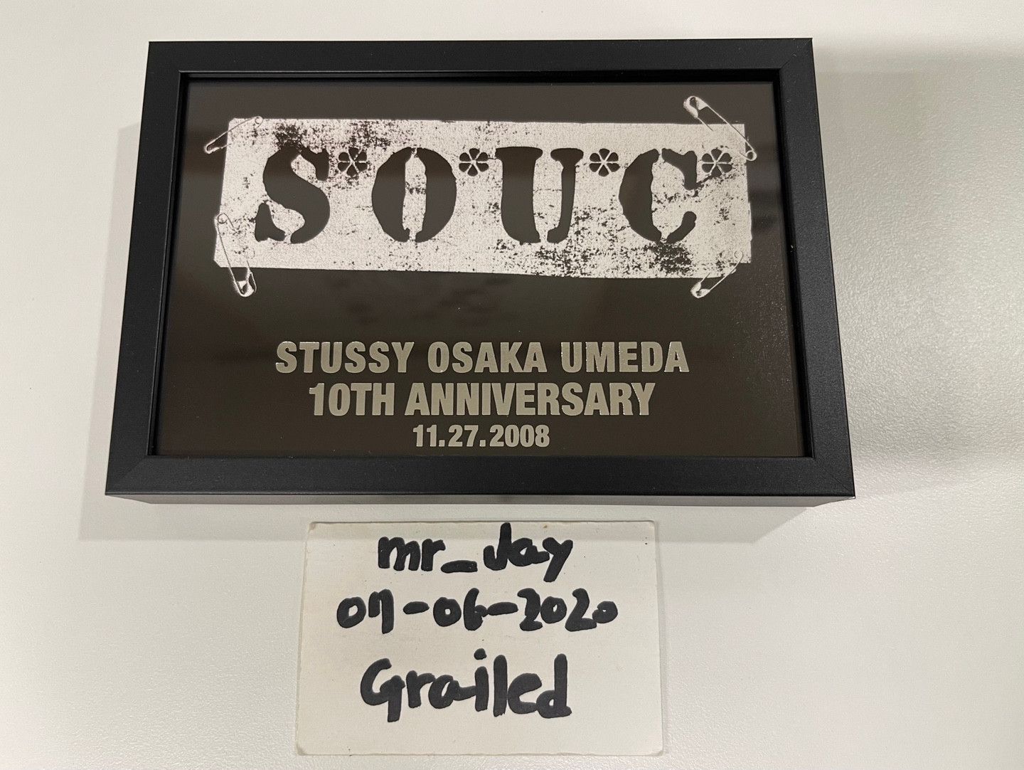 Stussy STUSSY OSAKA UMEDA CHAPT art Postercards 2008 Size ONE SIZE - 3 Thumbnail