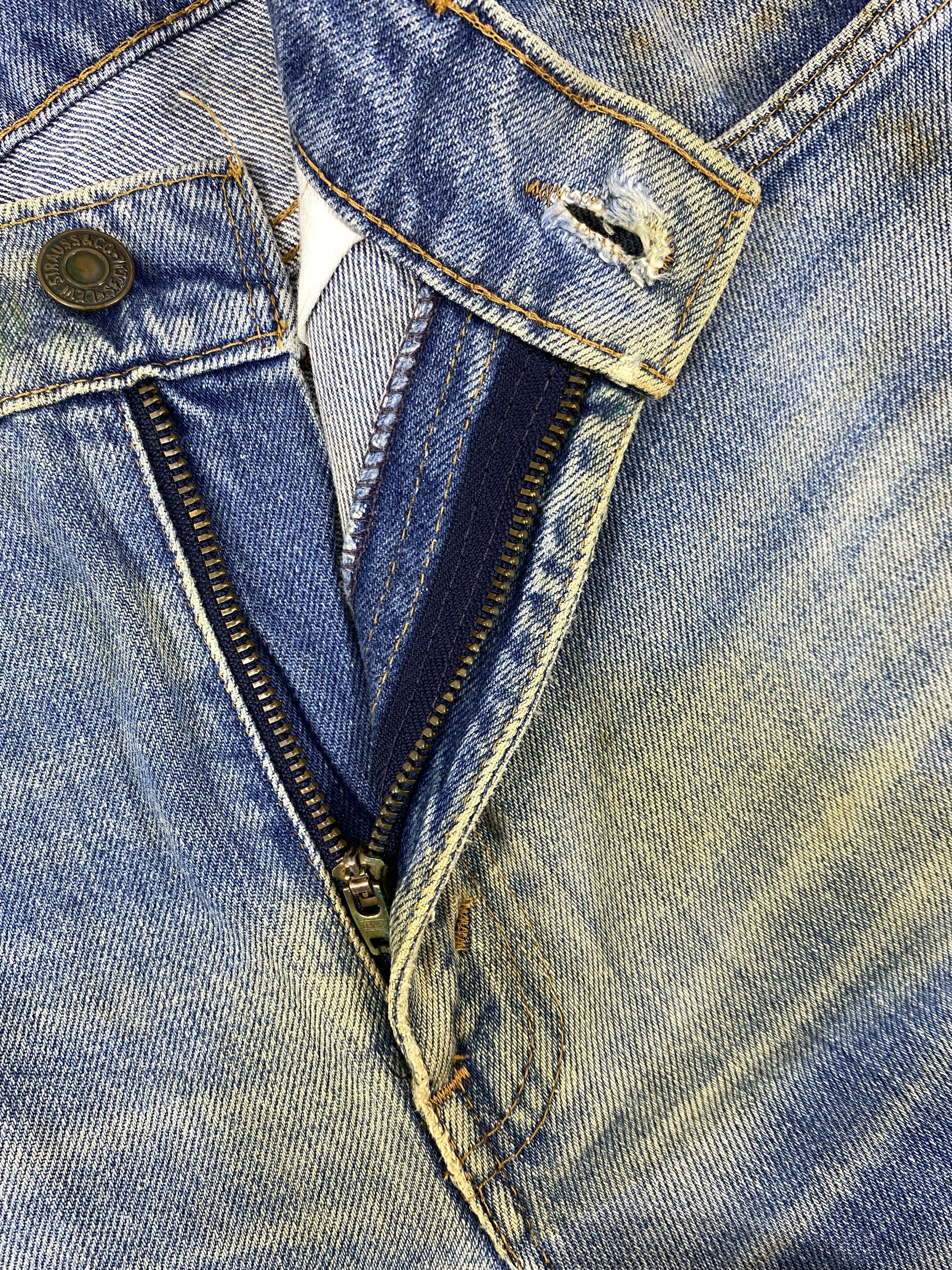 Levi's Distressed Blue Vintage Levi's Jeans 26x30.5 Denim -JN935 Size US 26 / EU 42 - 6 Thumbnail