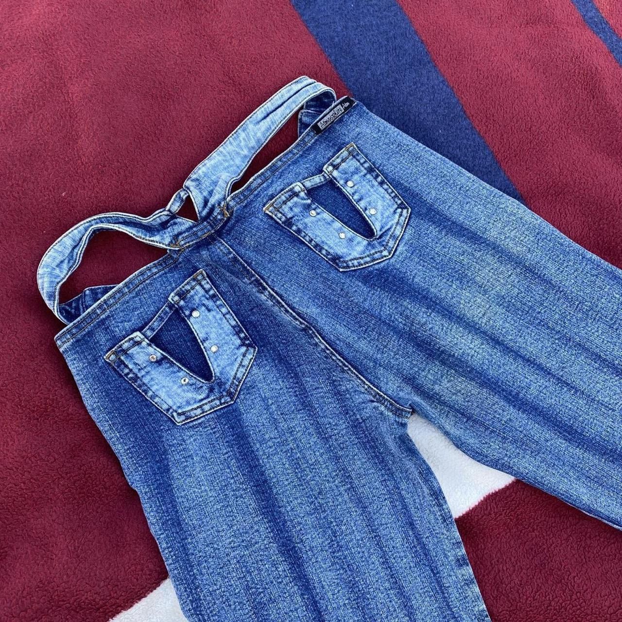 Other Vintage y2k Atmosphere Jeans light medium wash denim cut out Size 28" / US 6 / IT 42 - 4 Thumbnail