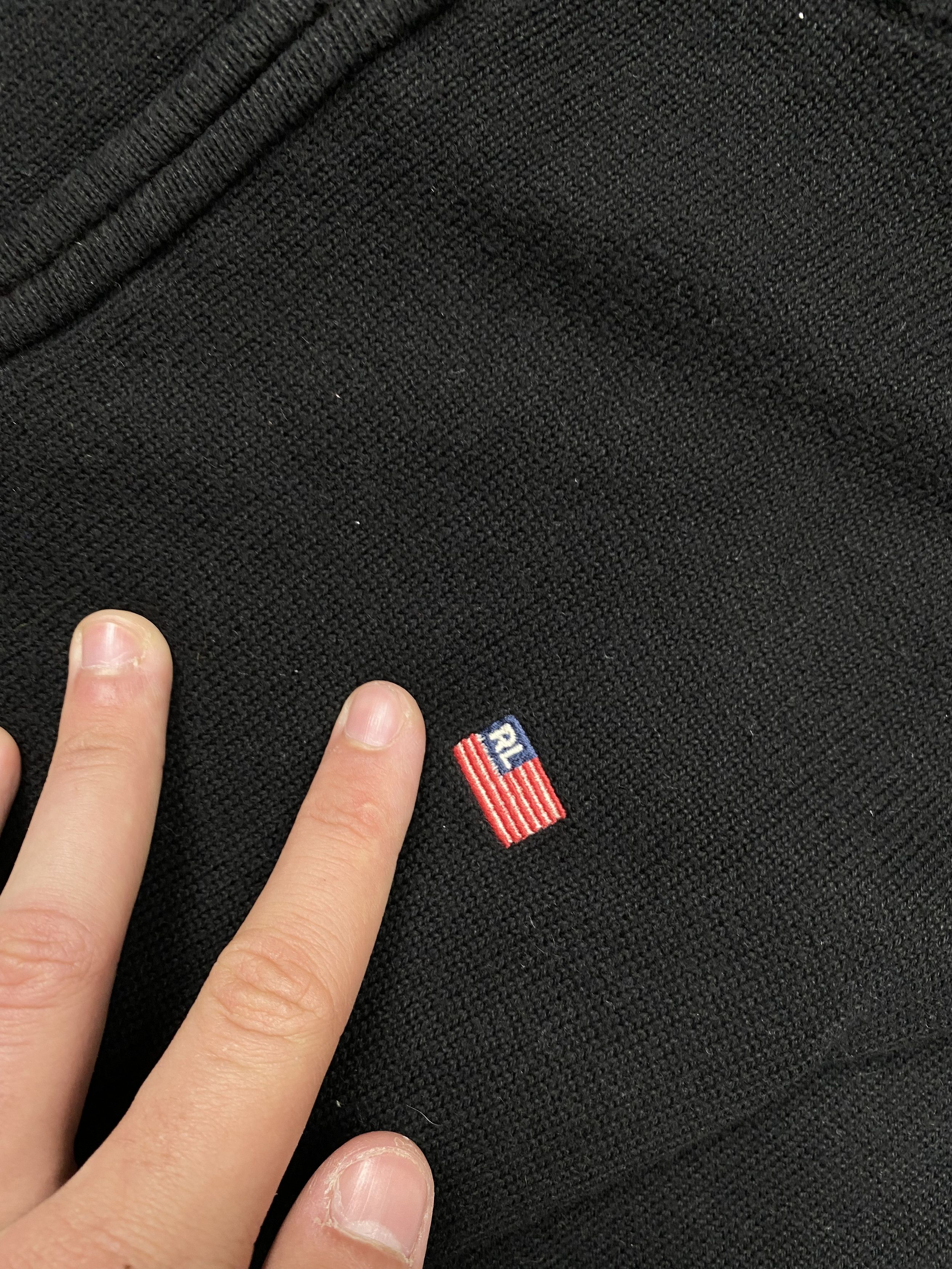Polo Ralph Lauren × Ralph Lauren × Vintage Polo Ralph Lauren Jeans Company vintage knit 1\4 zip sweater Size US XL / EU 56 / 4 - 4 Thumbnail