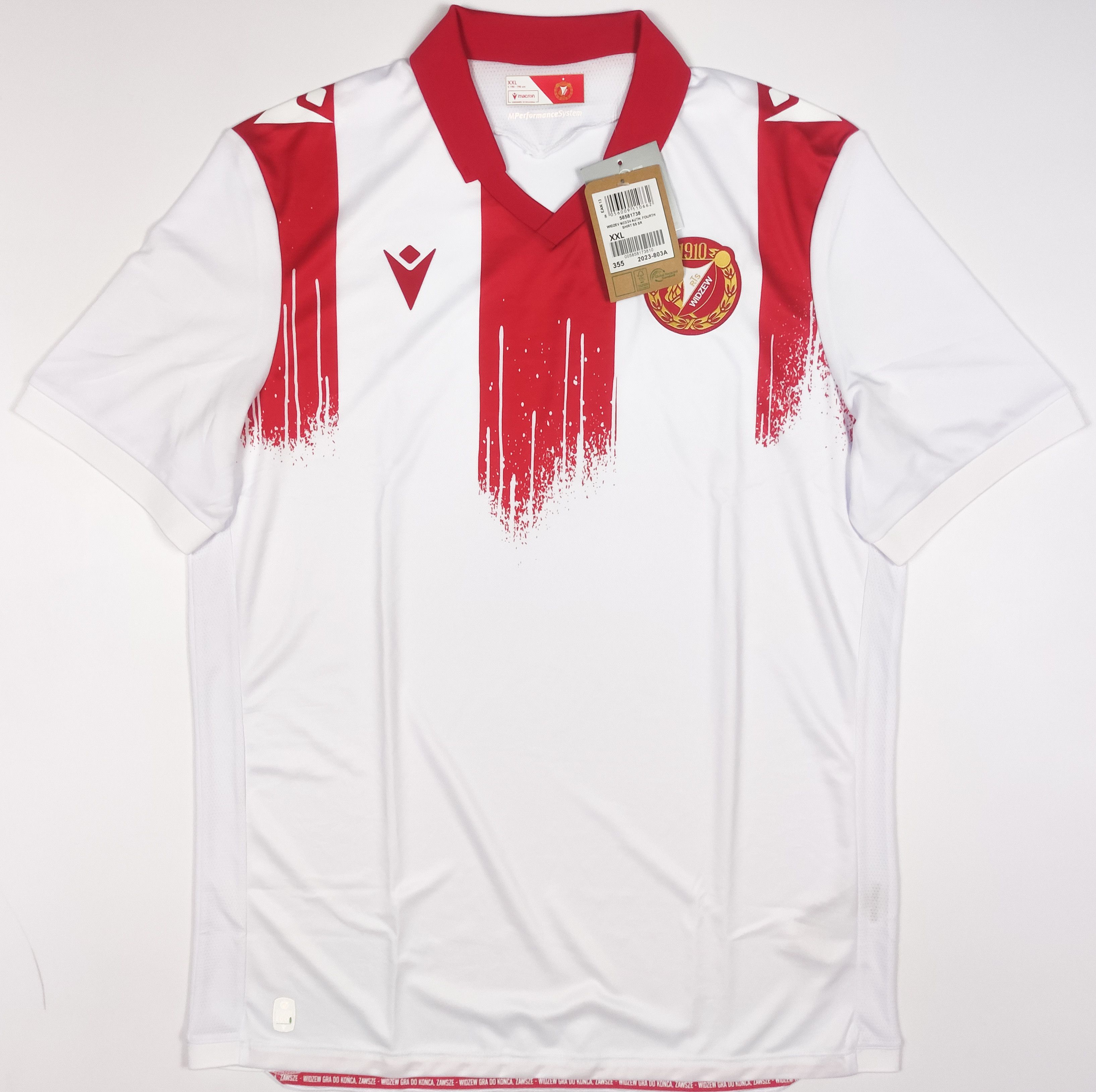 Macron BNWT Widzew Łódź 2023 2024 Macron "Special" Shirt Size US XXL / EU 58 / 5 - 1 Thumbnail