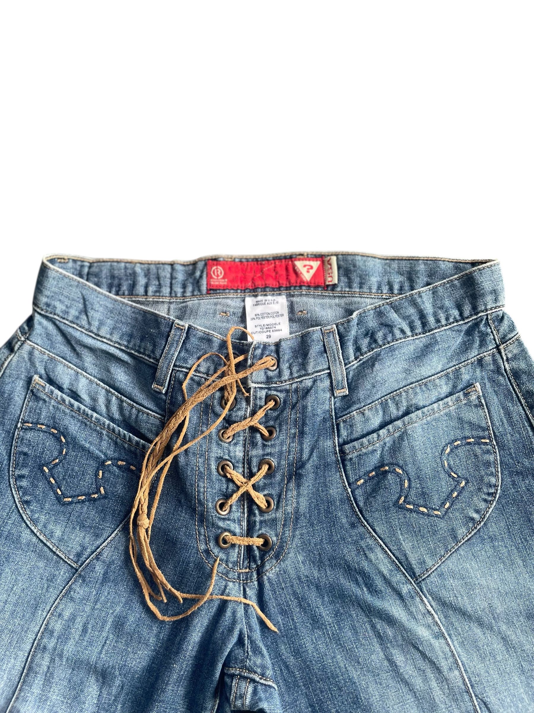 Guess Vintage Flare Guess Jeans USA Made Size 30" / US 8 / IT 44 - 4 Thumbnail