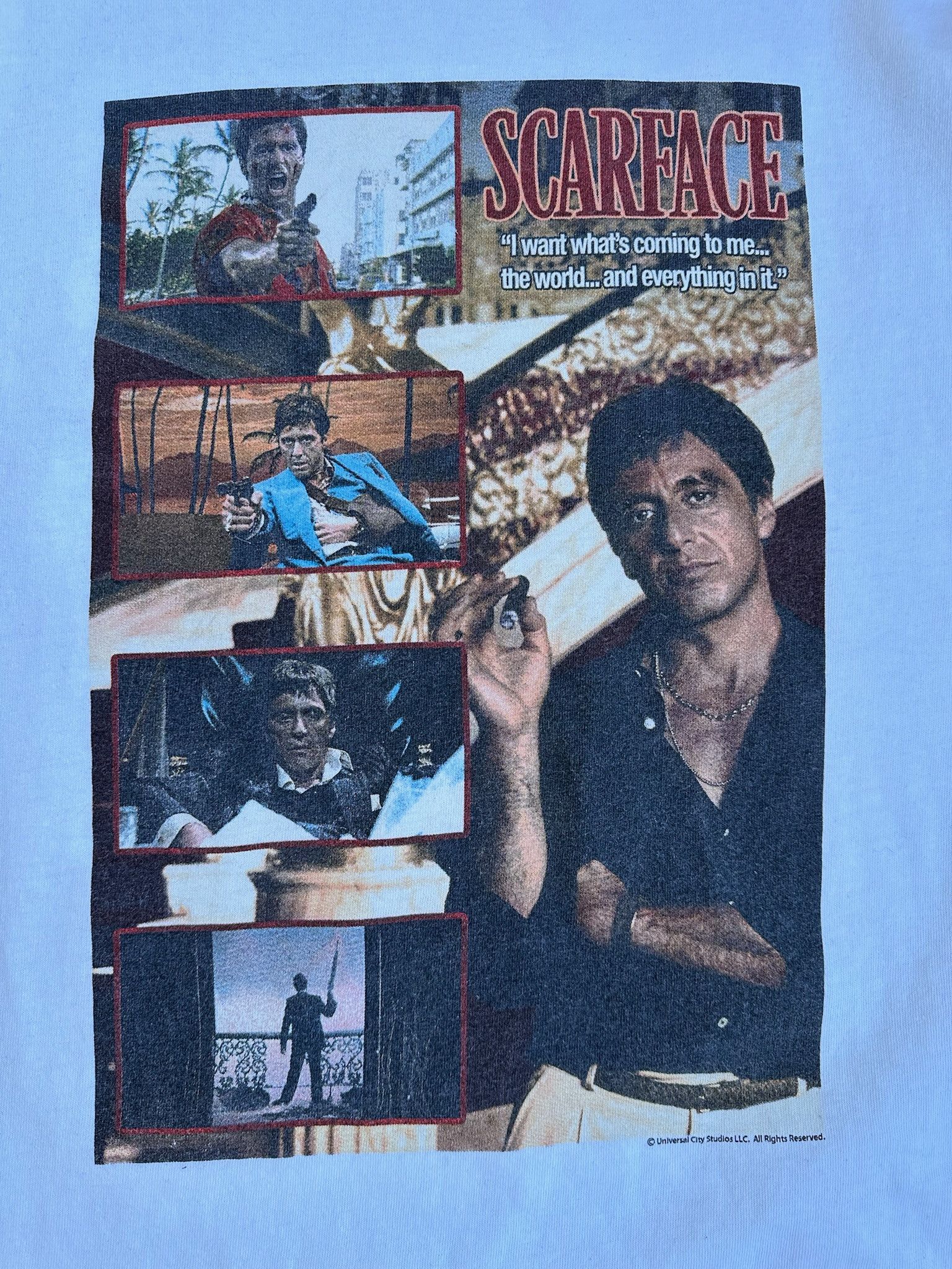 Rap Tees Vintage Scarface Movie T-Shirt Size US L / EU 52-54 / 3 - 7 Thumbnail