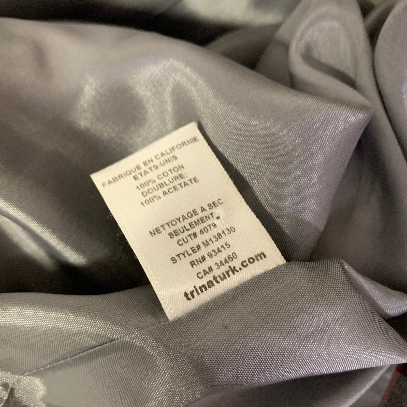 Mr Turk MR TURK 42 Grey Brown Plaid Cotton Notch Lapel Sport Coat Size 42R - 7 Thumbnail