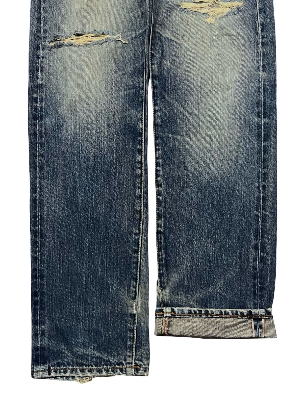 Japanese Brand RUSH HOUR RH-0007 Japanese Selvedge Denim | Heavy Vintage Size US 32 / EU 48 - 6 Thumbnail