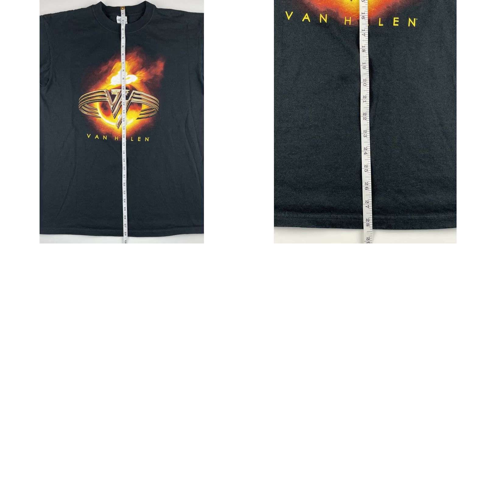 Anvil VINTAGE Van Halen Tour T-Shirt Anvil Short Sleeve Crew Neck Black Size L USA Double-Sided Rock Tee Men Size US L / EU 52-54 / 3 - 8 Thumbnail