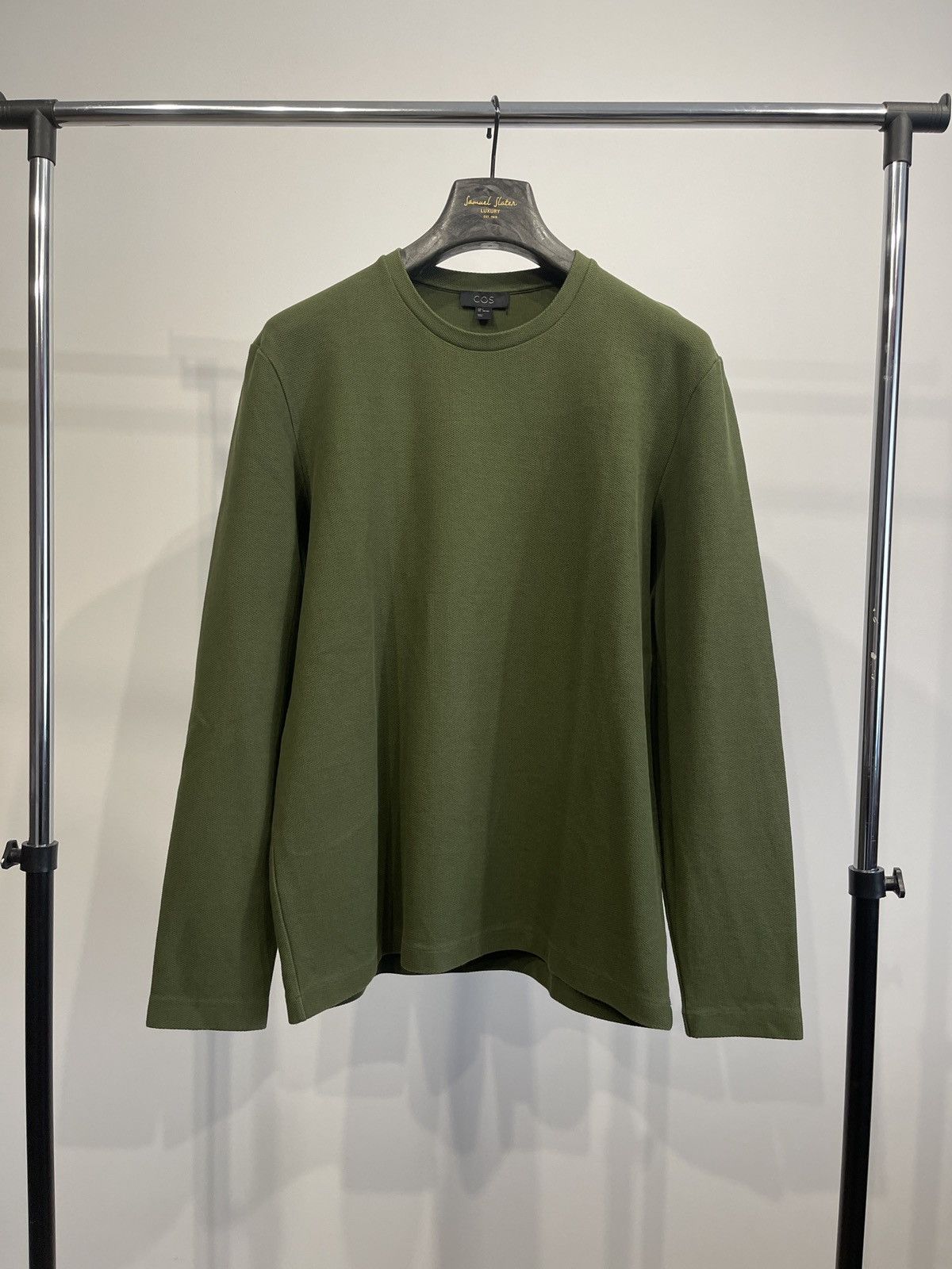 Cos Cos sweater sweatshirt designer khaki jumper casual Size US L / EU 52-54 / 3 - 1 Thumbnail