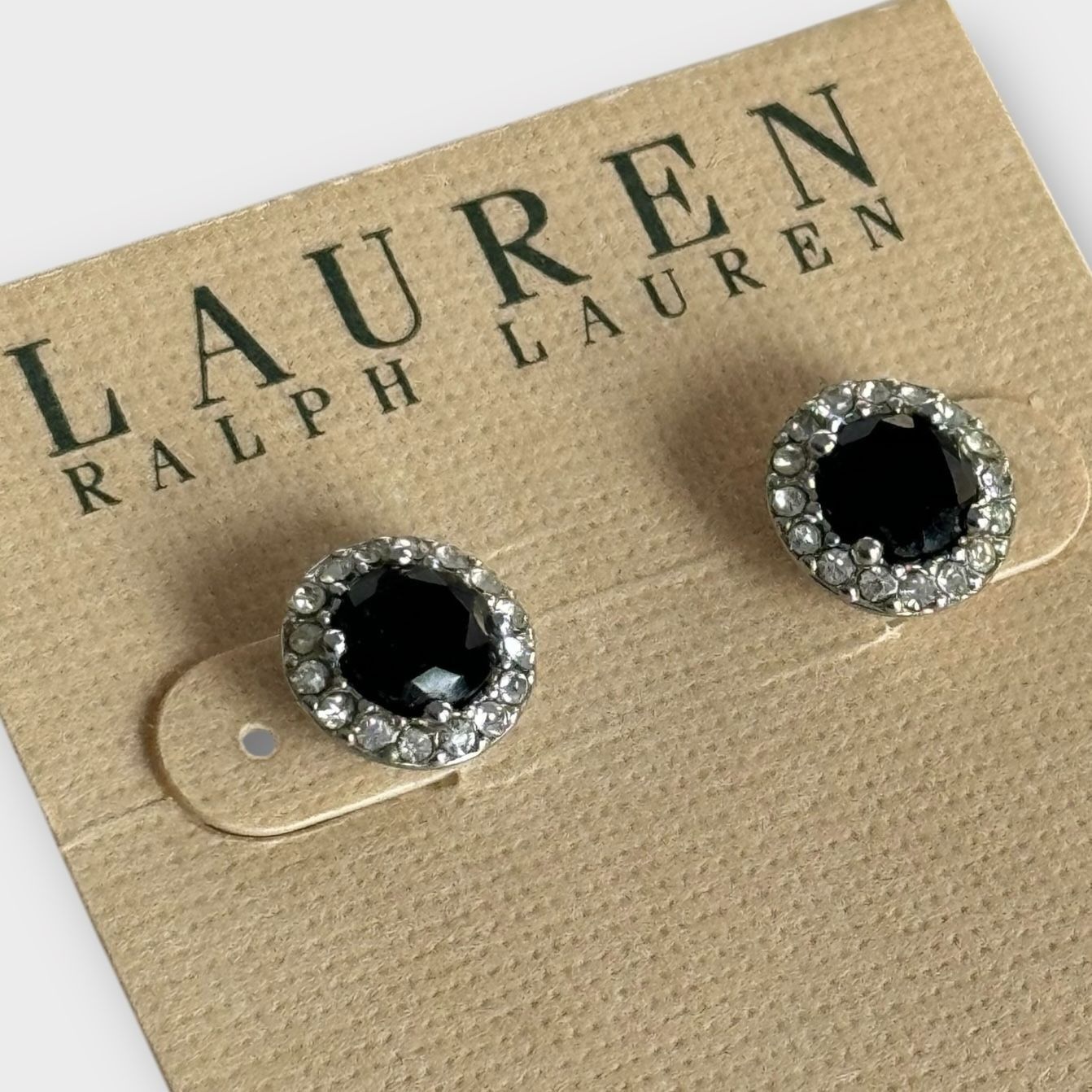 Lauren Ralph Lauren Lauren Ralph Lauren Black Onyx Earrings Size ONE SIZE - 1 Thumbnail