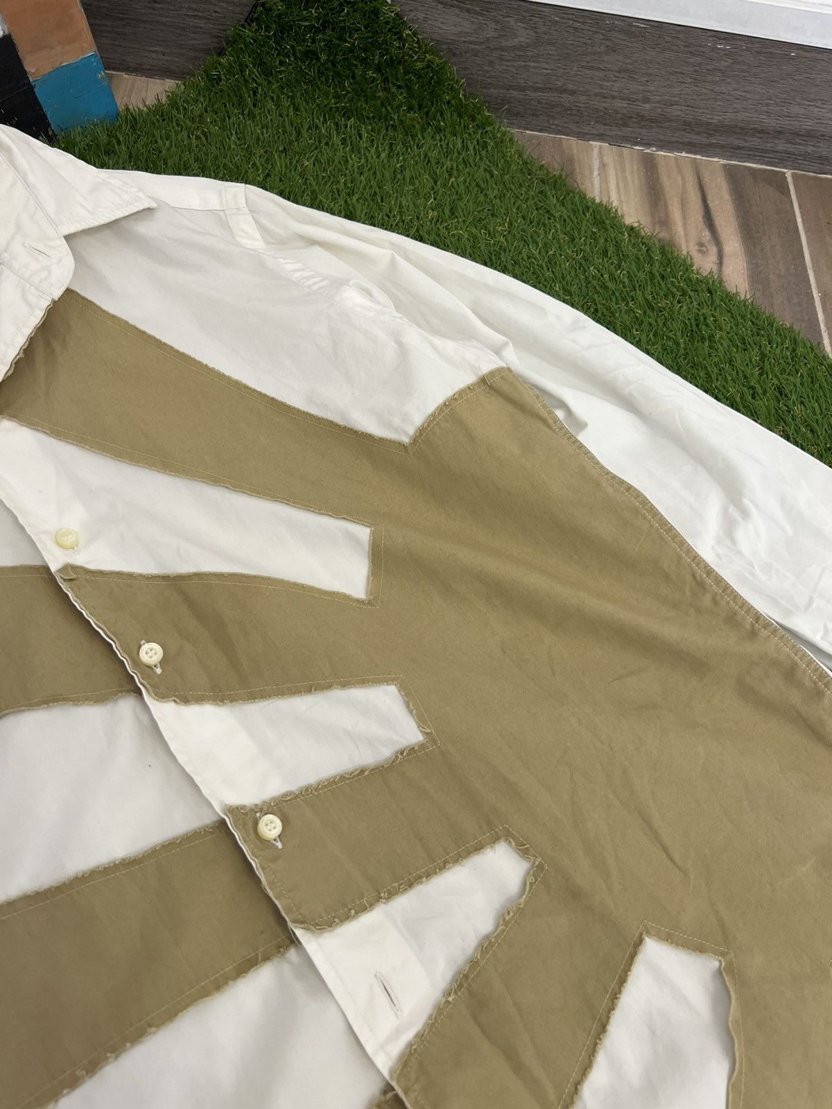 Etro × Vintage Vintage Etro Embroidered Japan Sun Button Up Shirt White Y2K Size US S / EU 44-46 / 1 - 6 Thumbnail