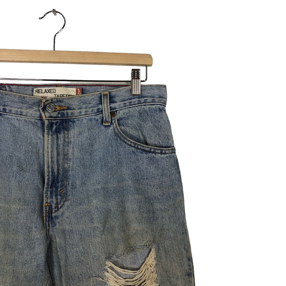 Levi's 🔥90’s Vintage Distressed Denim Jeans Levi’s Lot 550 Size US 32 / EU 48 - 6 Thumbnail