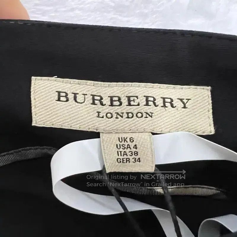 Burberry Burberry Black Cotton Casual Women's Pants. Size 28" / US 6 / IT 42 - 3 Thumbnail