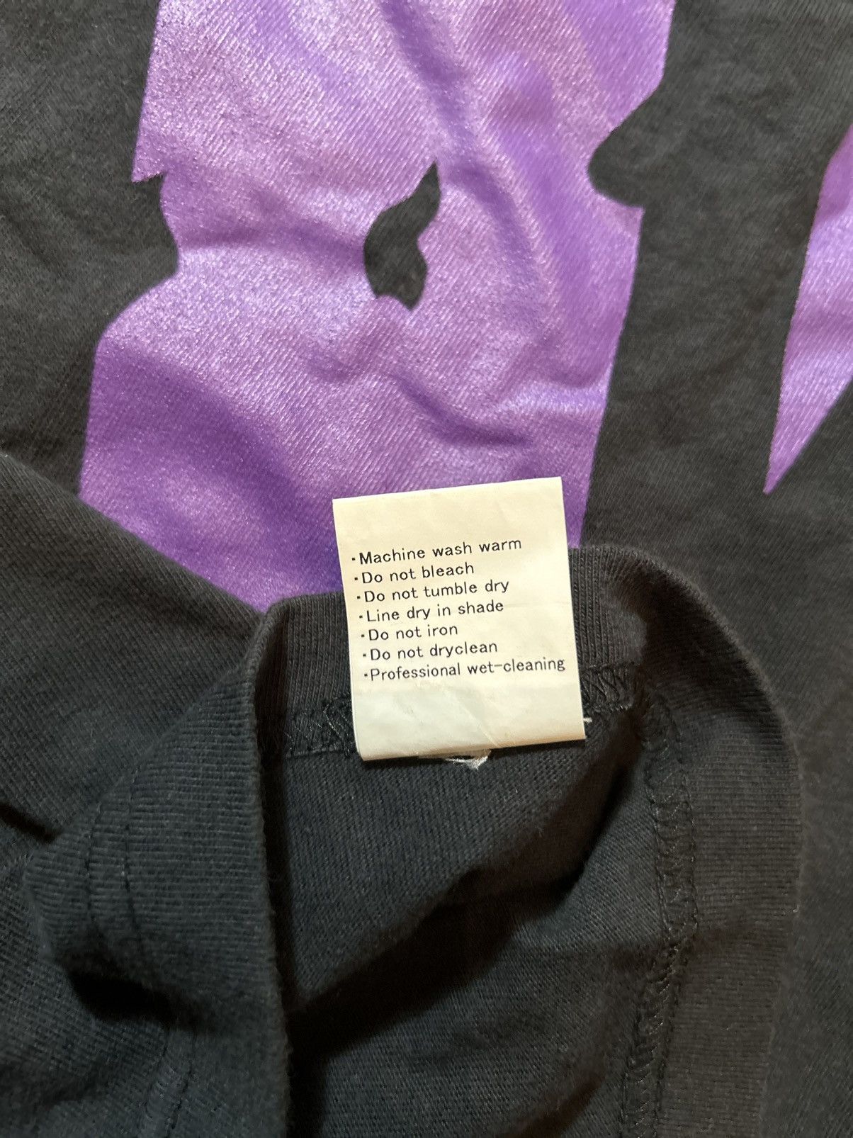 Vlone VLONE Og Purple Black Stable Tshirt Size US L / EU 52-54 / 3 - 8 Thumbnail