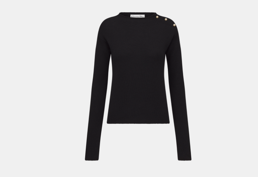 Dior o1w1db10525 354S74 Sweater in Black Size M / US 6-8 / IT 42-44 - 1 Thumbnail