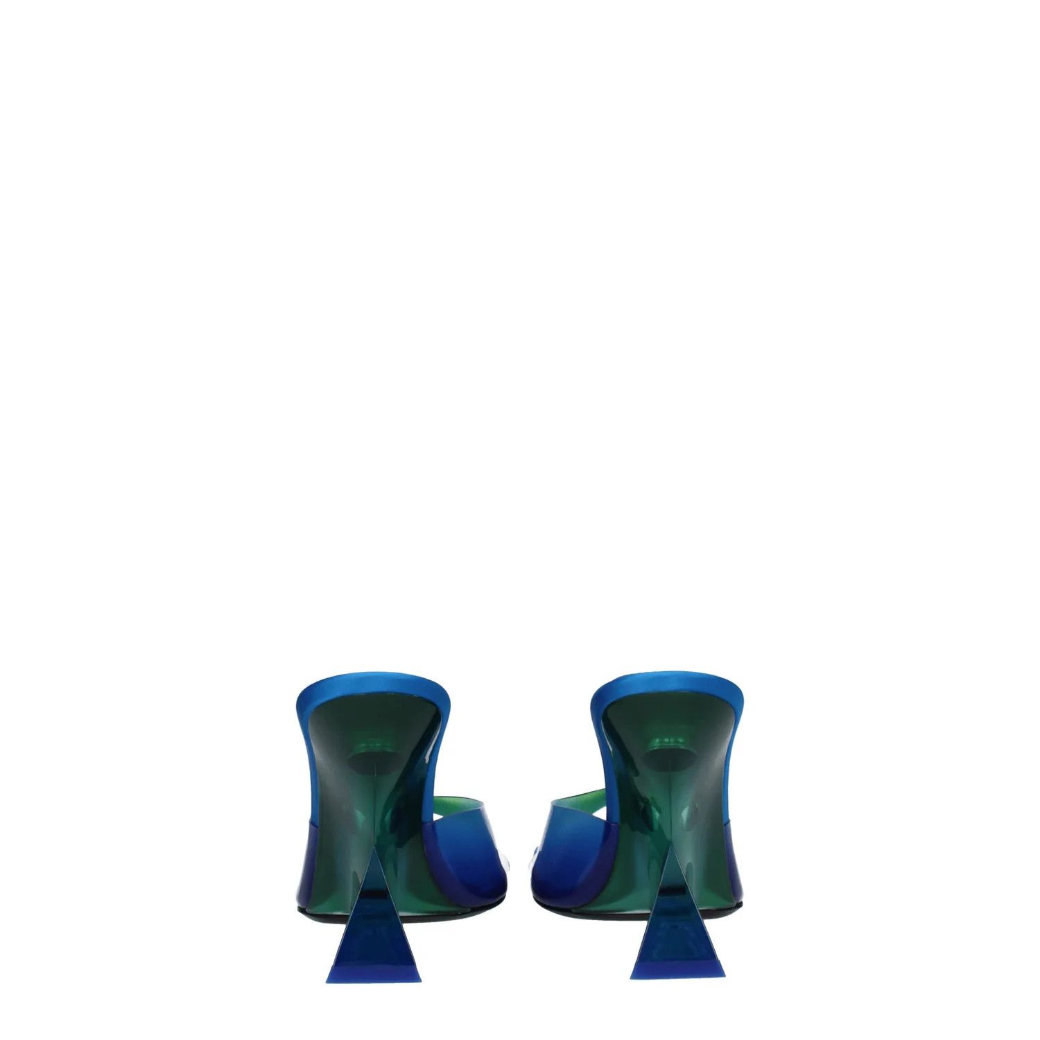 The Attico ob1o1e1224 PVC Sandals in Blue/Fluo Green Size US 8.5 / IT 38.5 - 5 Thumbnail