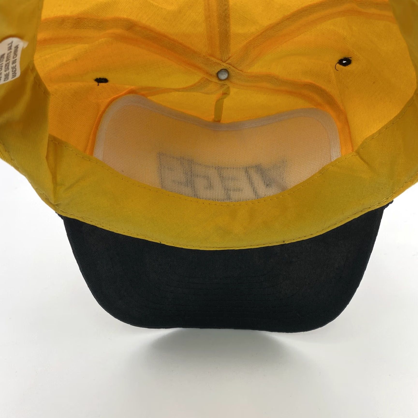 Vintage VINTAGE HaT Snapback Hat Racing - Cap - Adjustable - 90s Theme - Black/Cyellow - Men - Size S Size ONE SIZE - 5 Thumbnail