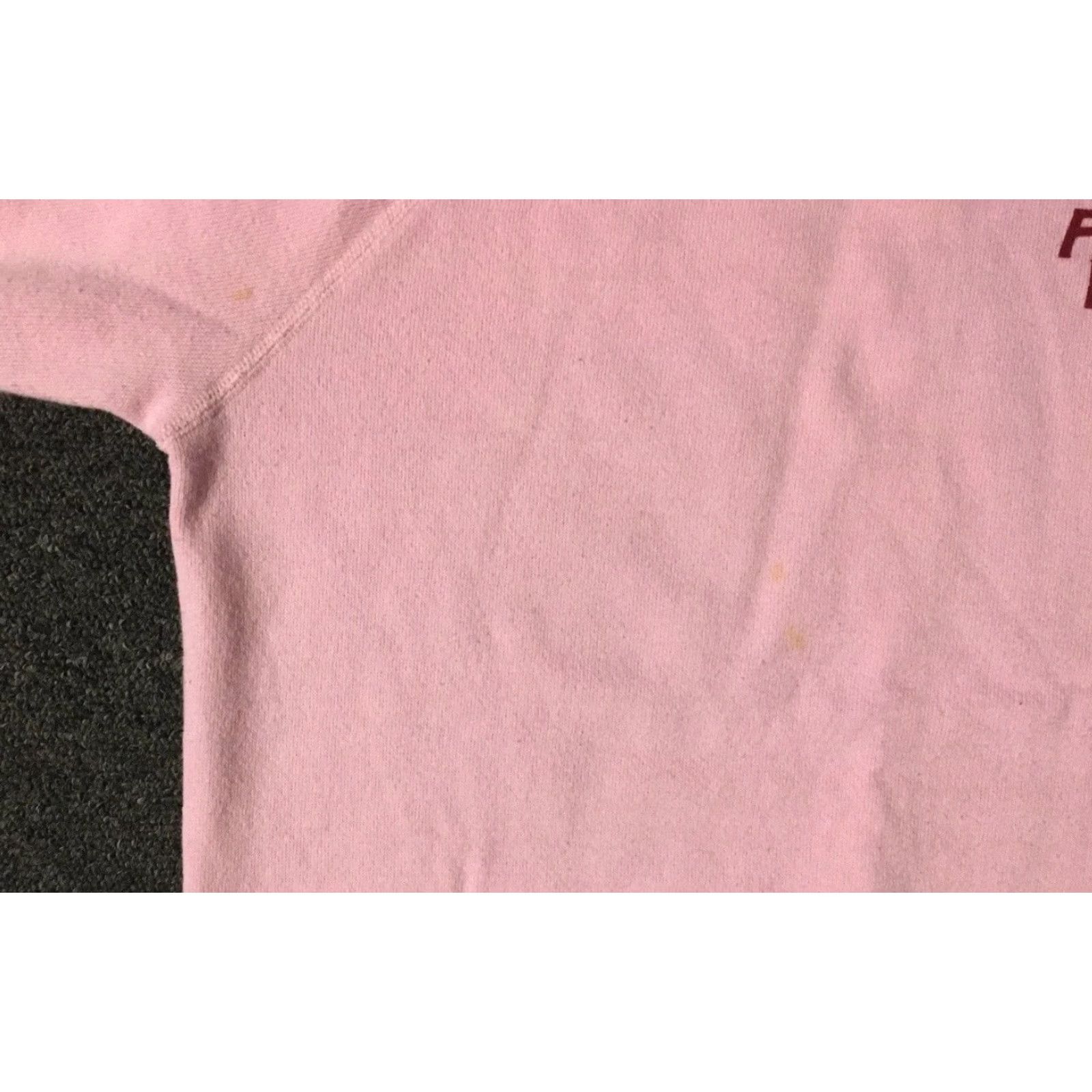 Vintage VINTAGE 80s Use A Weight Or Be One Faded Gym Sweatshirt Sweatshirt Pink Small Mens Weightlifting Humor 90s Size US S / EU 44-46 / 1 - 6 Thumbnail