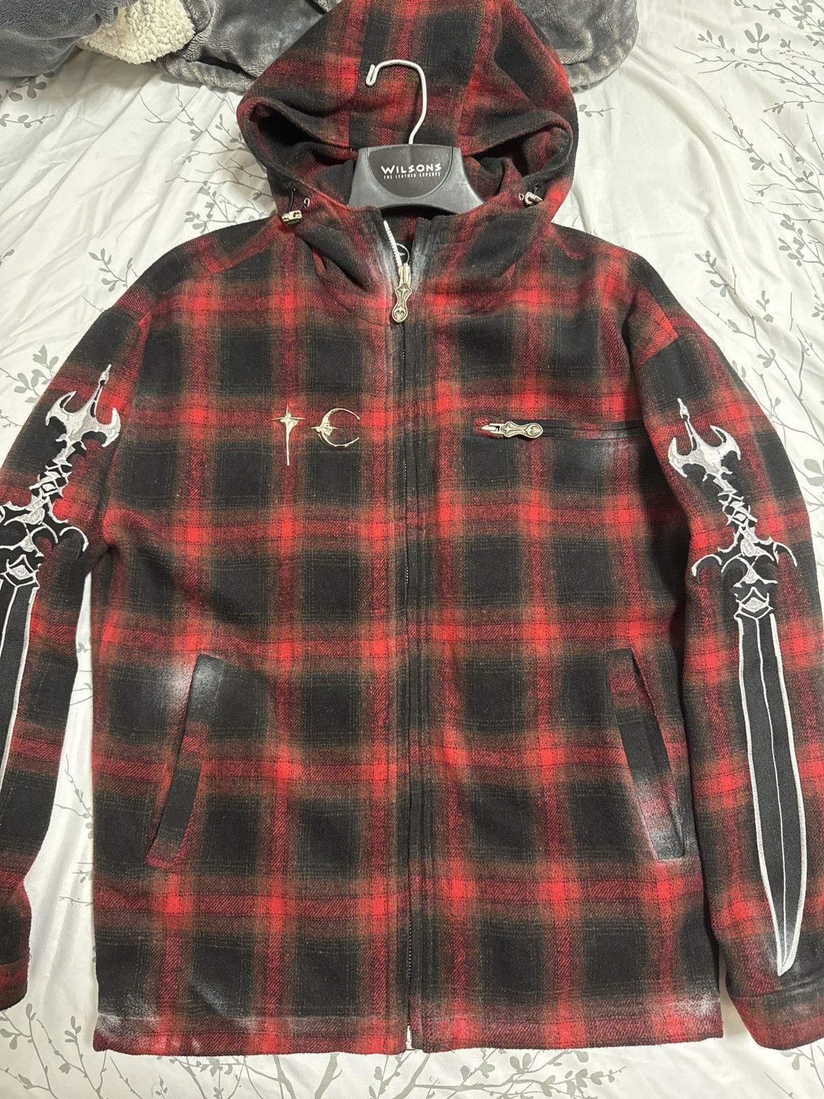 Thug Club Thug Club Red Arab Sword Jacket | Grailed