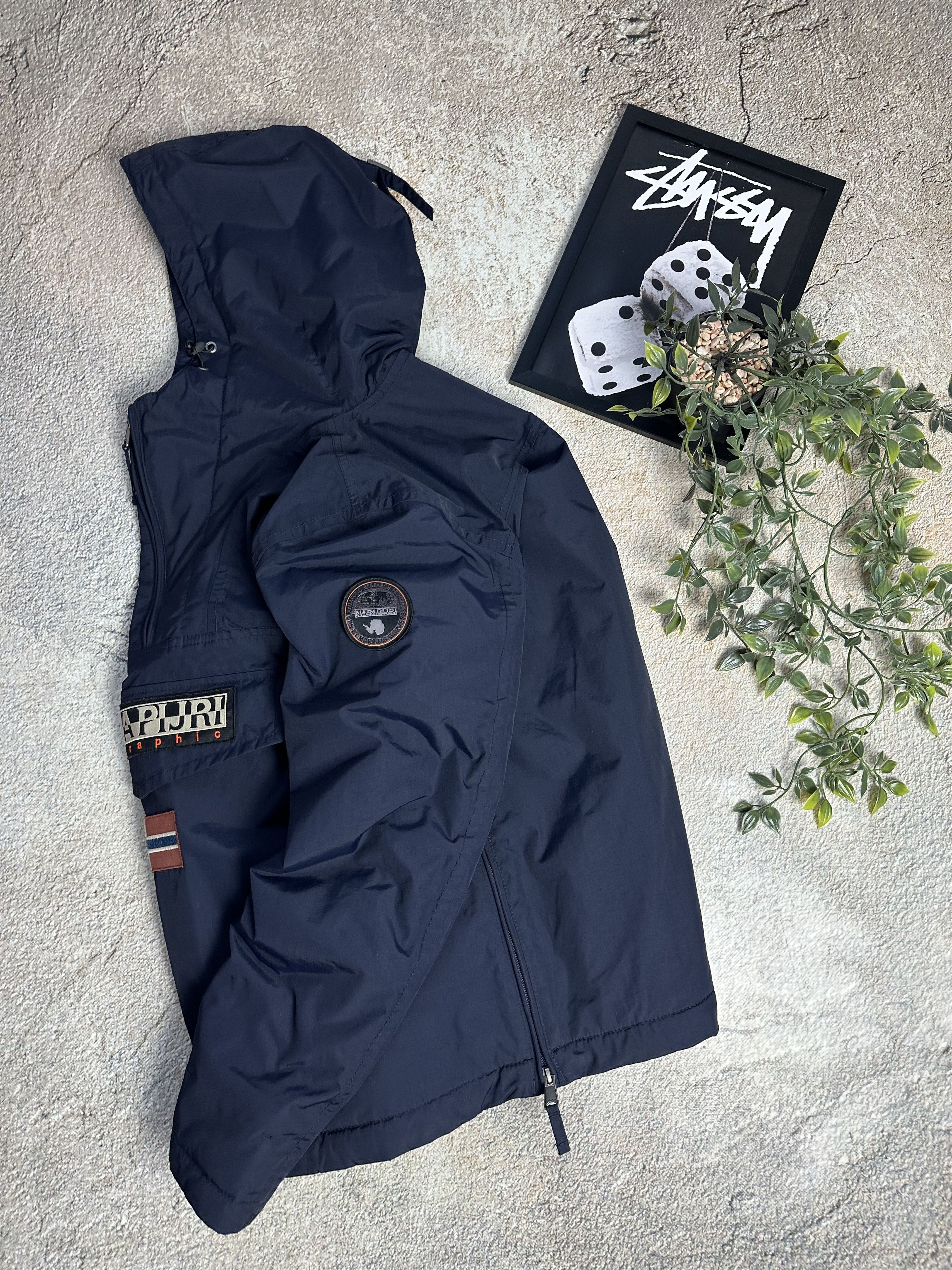 Napapijri Vintage Napapijiri Rainforest Winter Anorak Jacket 1/3 Zip Size US S / EU 44-46 / 1 - 5 Thumbnail
