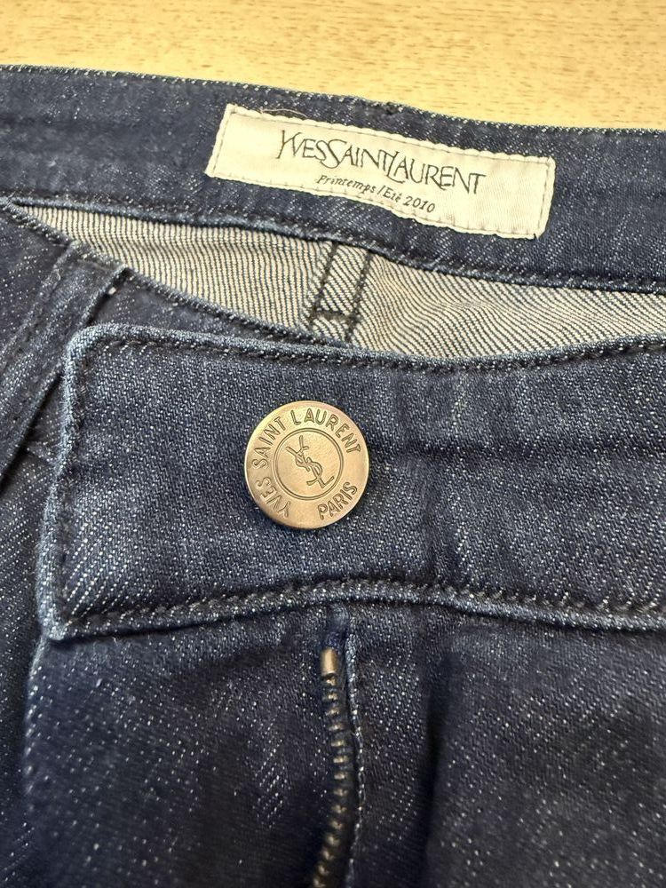 Yves Saint Laurent Saint Laurent Rive Gauche 2010 Denim Pants Size US 27 - 2 Thumbnail