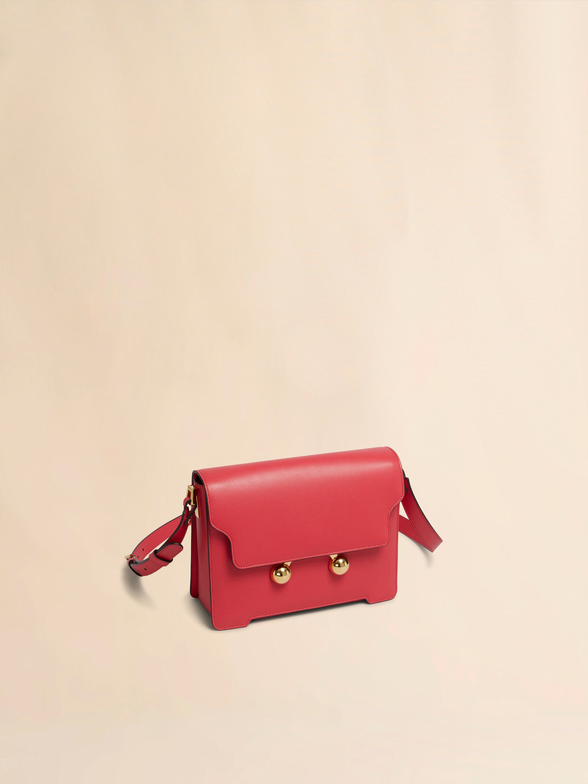 Marni o1f1d3z0126 Size: OS / Trunkaroo Medium Shoulder Bag in Red Size ONE SIZE - 4 Thumbnail