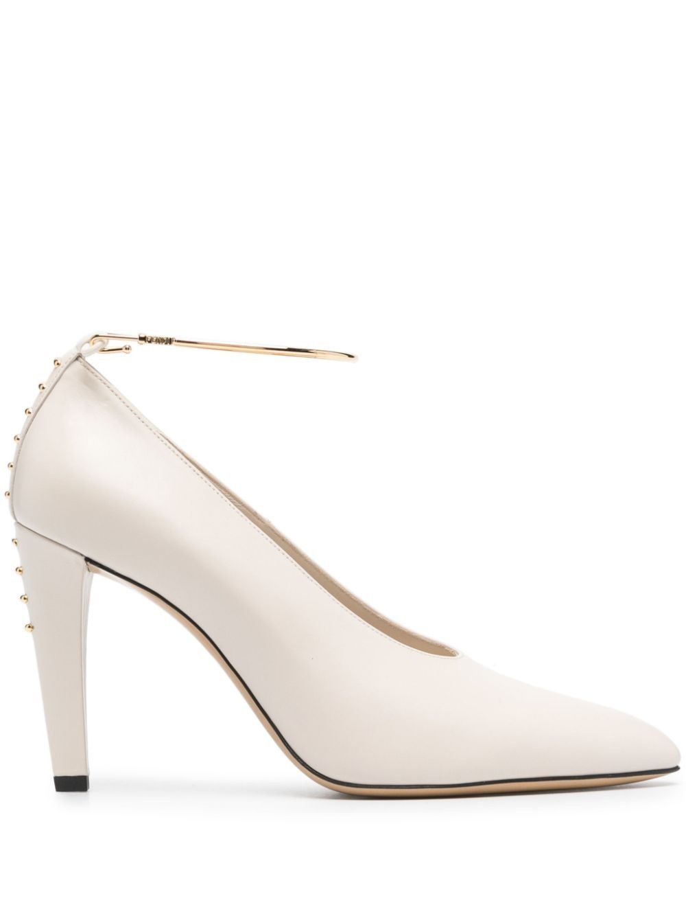 Fendi o1s1wg110425 Mules in White Size US 10 / IT 40 - 2 Thumbnail