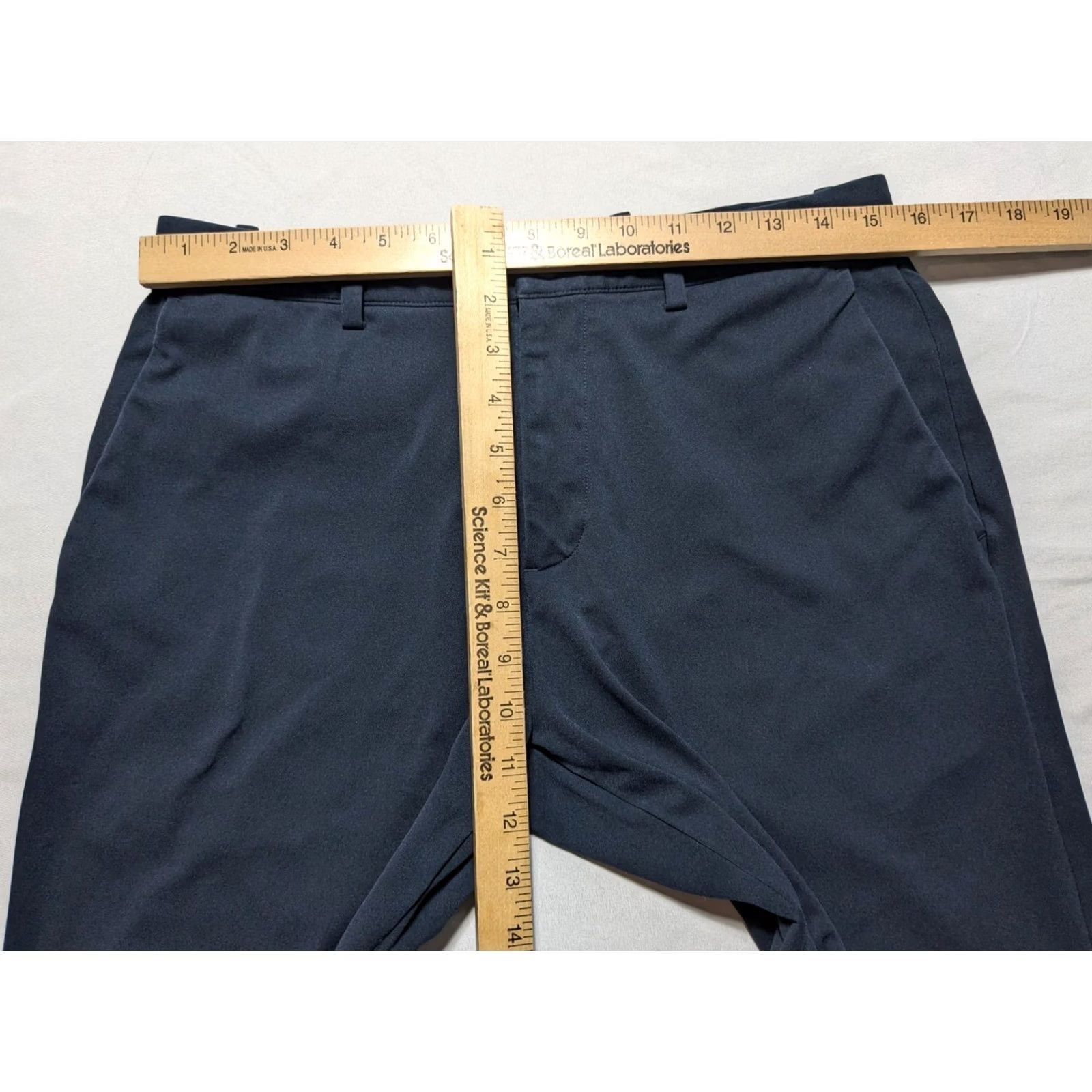 Uniqlo UNIQLO Women Medium Navy Polyester Chino Pants shirts? Size 32" / US 10 / IT 46 - 5 Thumbnail