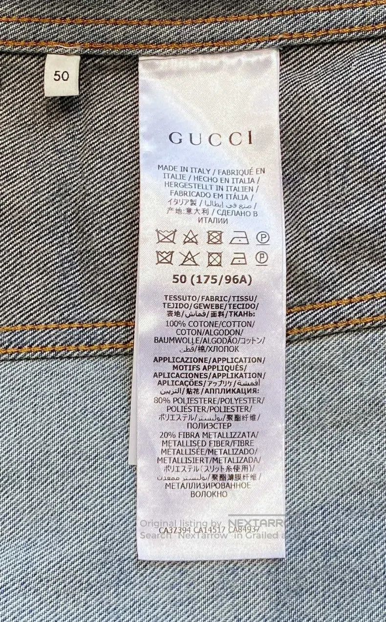 Gucci Gucci Blue denim jacket Size US M / EU 48-50 / 2 - 7 Thumbnail