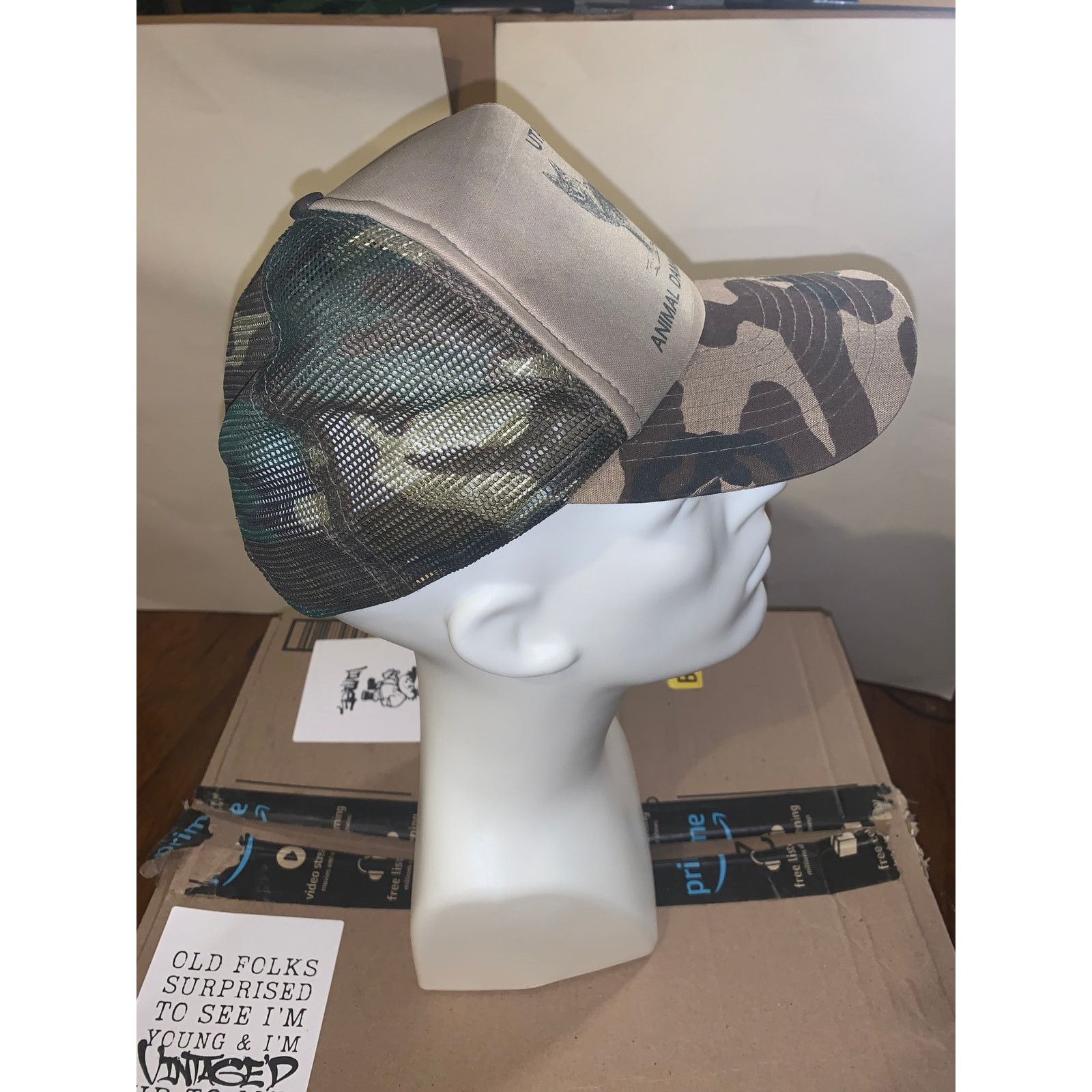 Other × Vintage Vtg Utah Animal Damage Control Camo Trucker Hat Snapback USA Size ONE SIZE - 4 Thumbnail