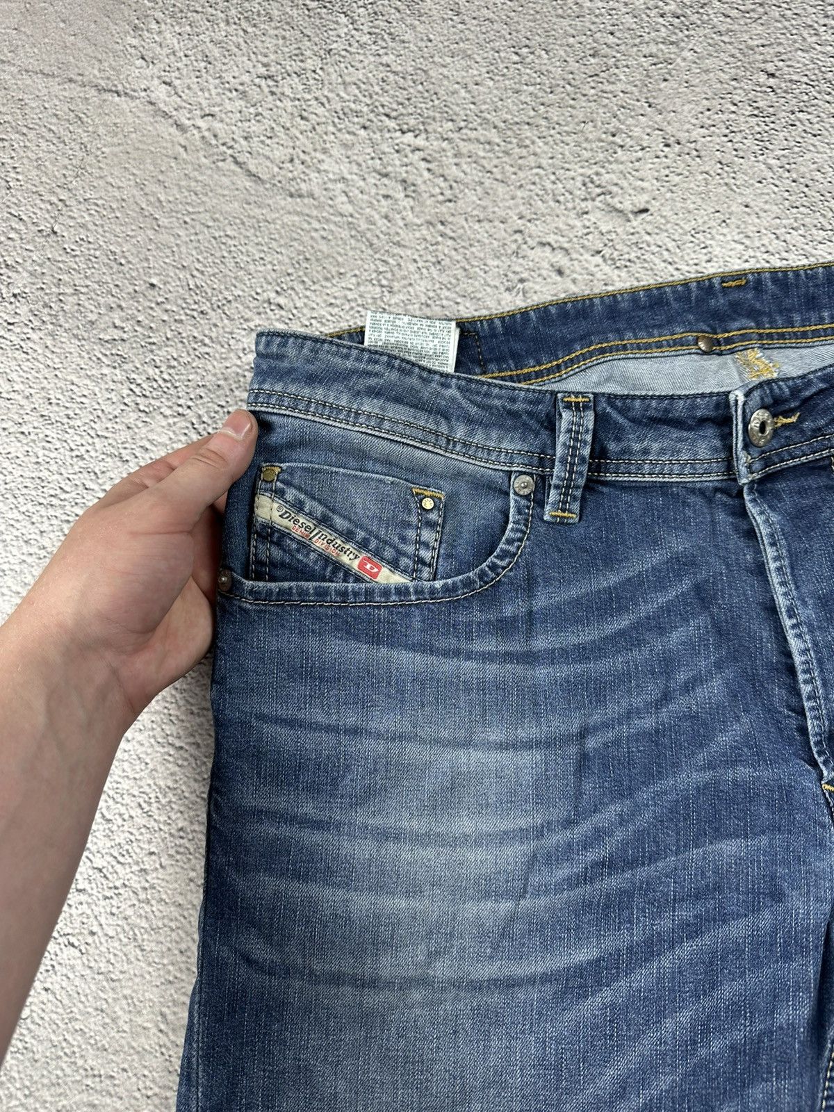 Diesel Vintage Diesel Industry Baggy Denim Jean Y2K Old Money Size US 34 / EU 50 - 8 Thumbnail